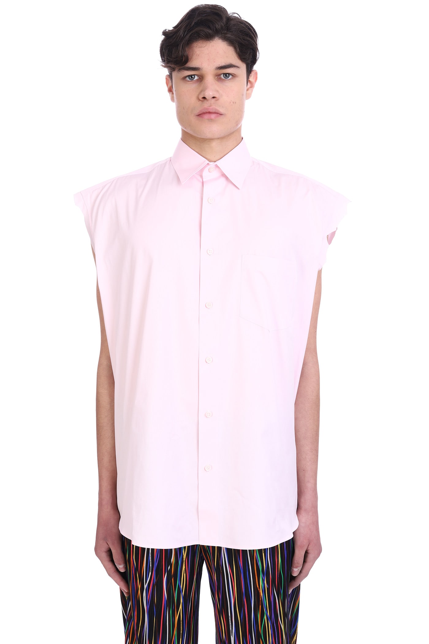 VETEMENTS Shirt In Rose-pink Cotton