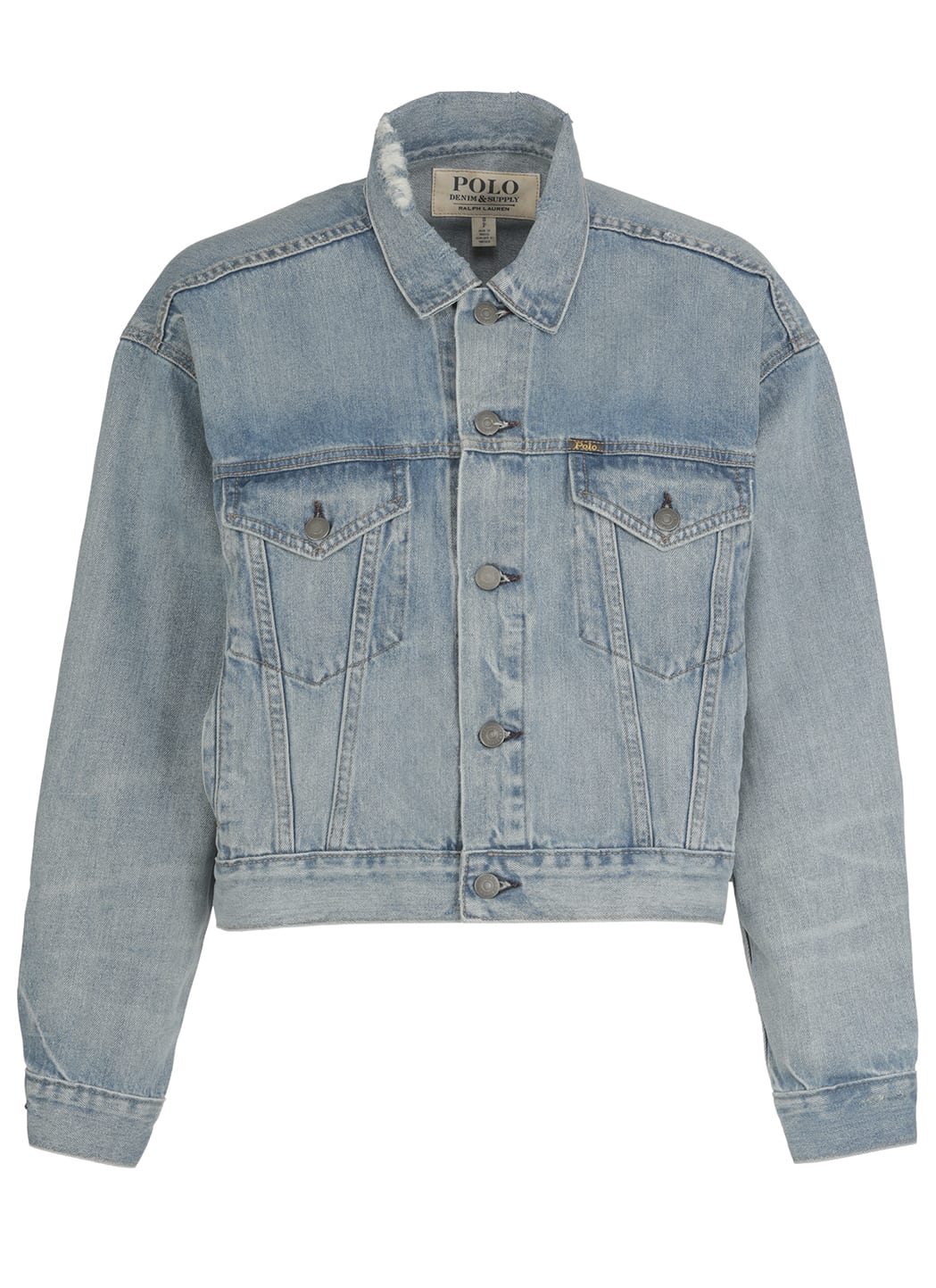 Ralph Lauren Oversize Cropped Jeans Jacket