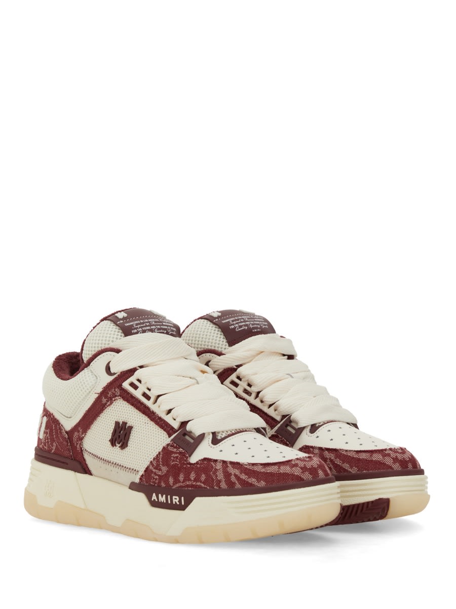 Shop Amiri Ma-1 Bandana Sneaker In Bordeaux