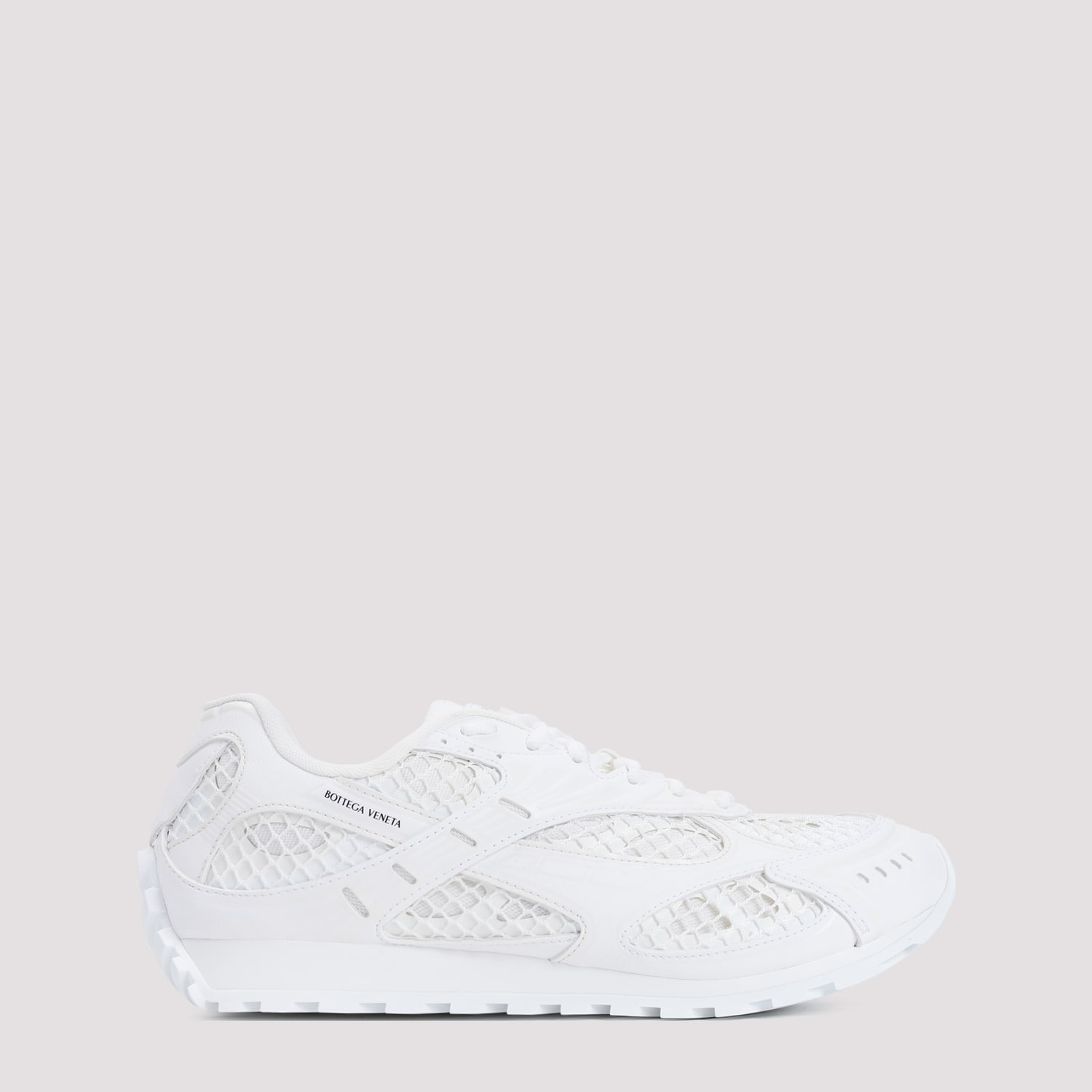 Shop Bottega Veneta Orbit Sneakers In White