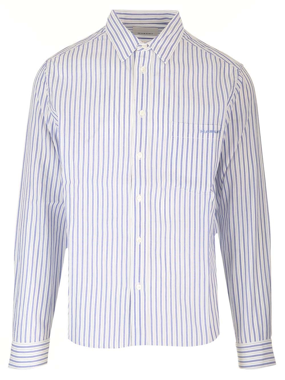 Shop Isabel Marant Jasolo Shirt In Light Blue