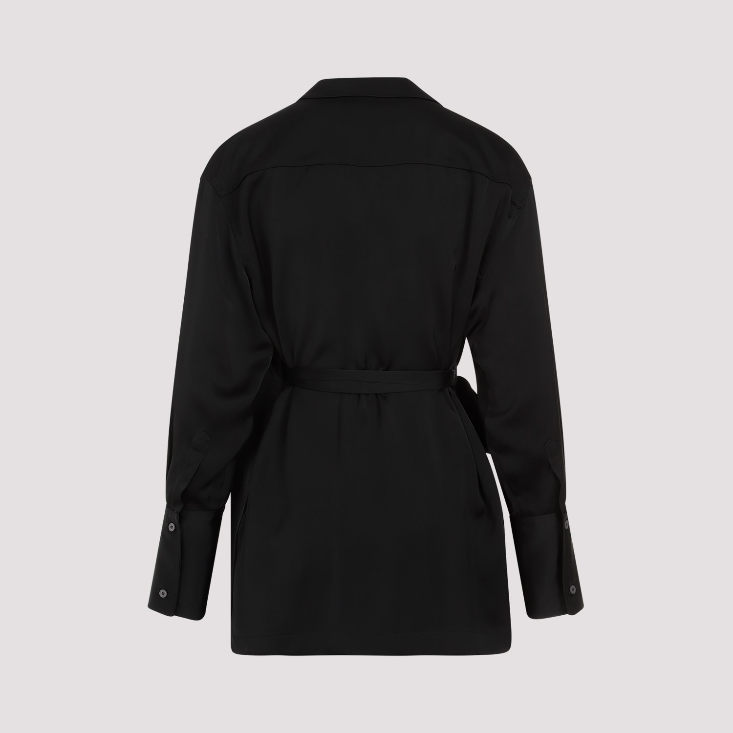 Shop Fabiana Filippi Viscose Blazer In Nero