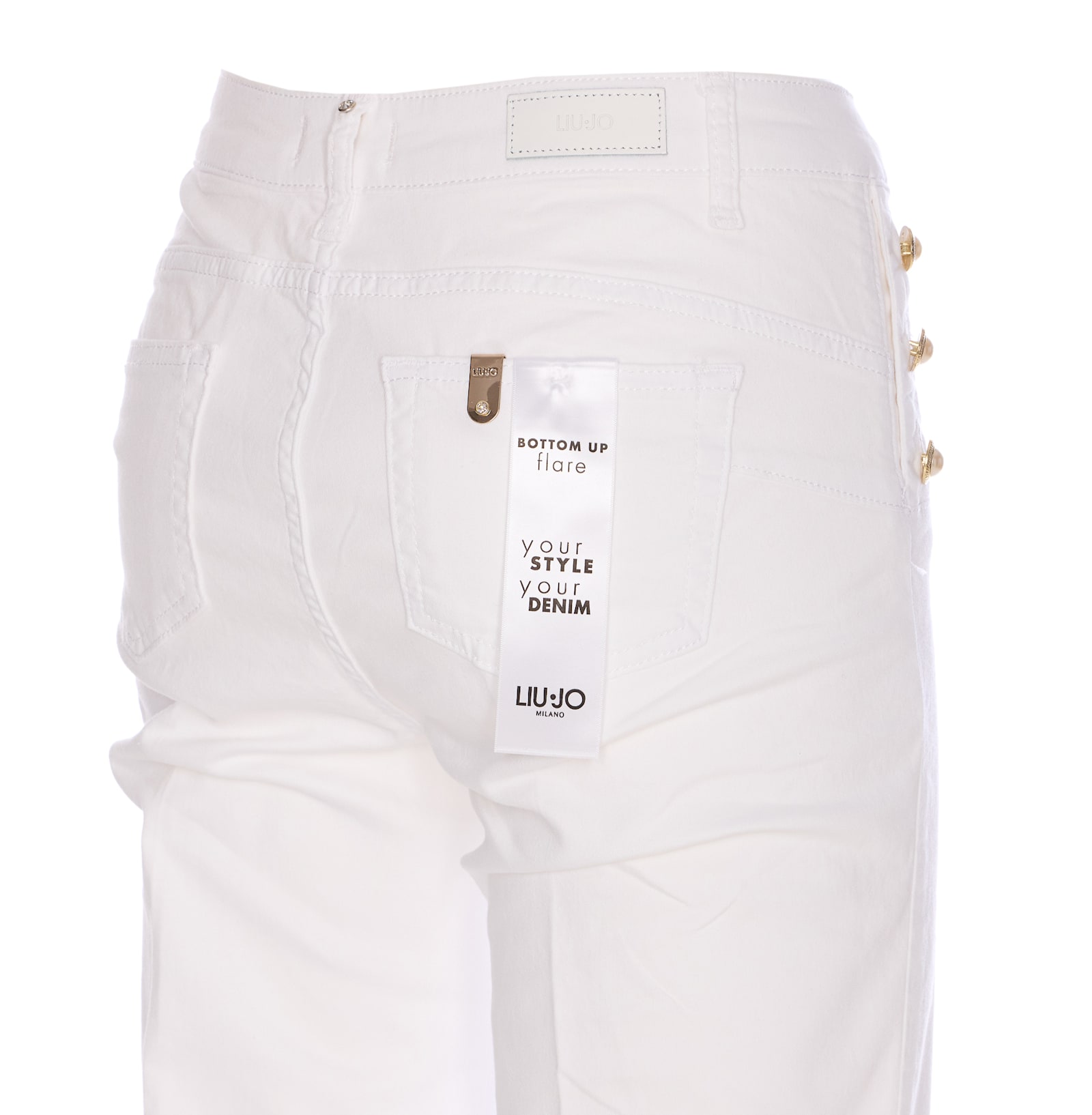 Shop Liu •jo Jeans In White