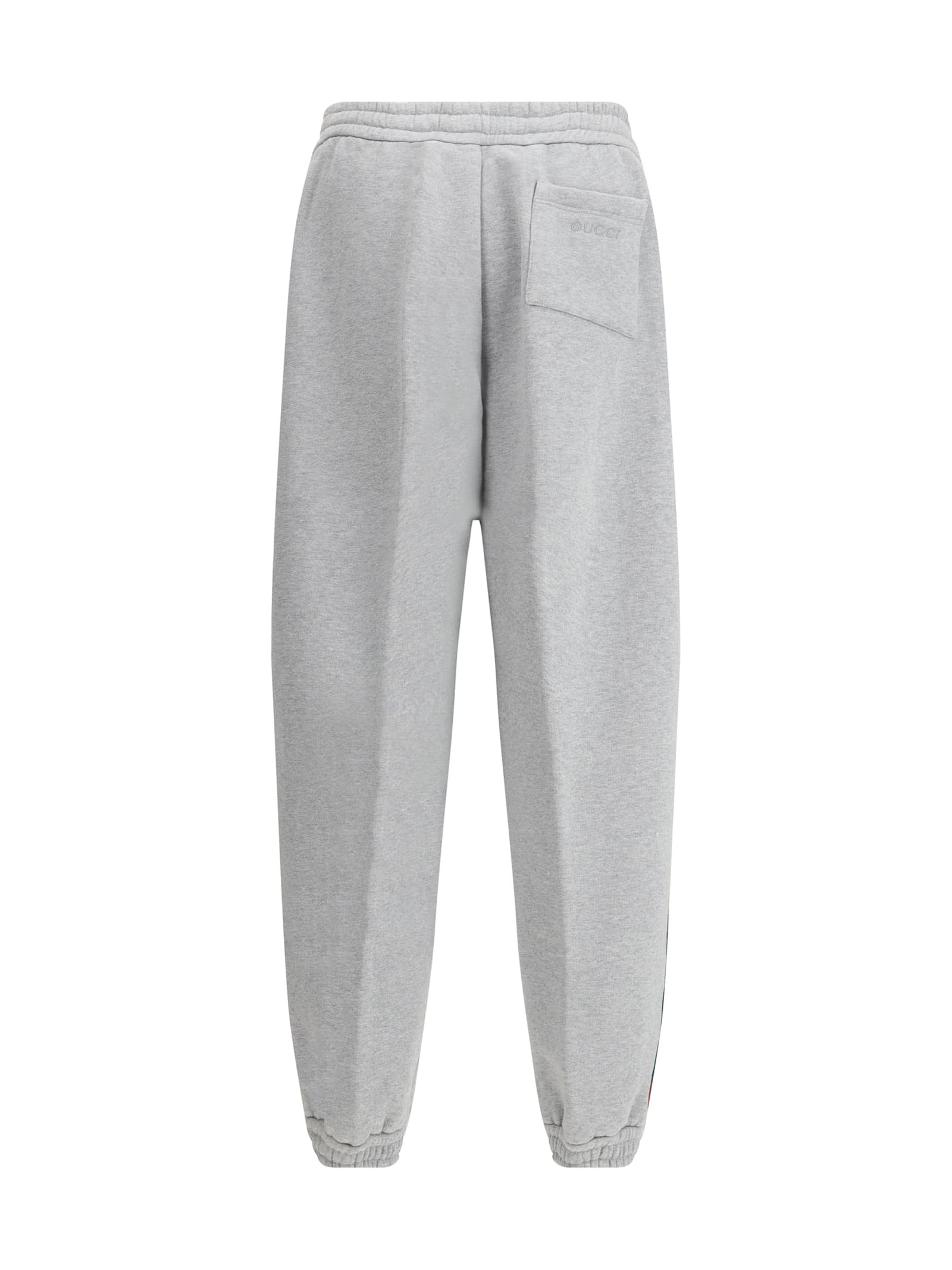 Gucci Colored Side Bands Sweatpants In Gray
