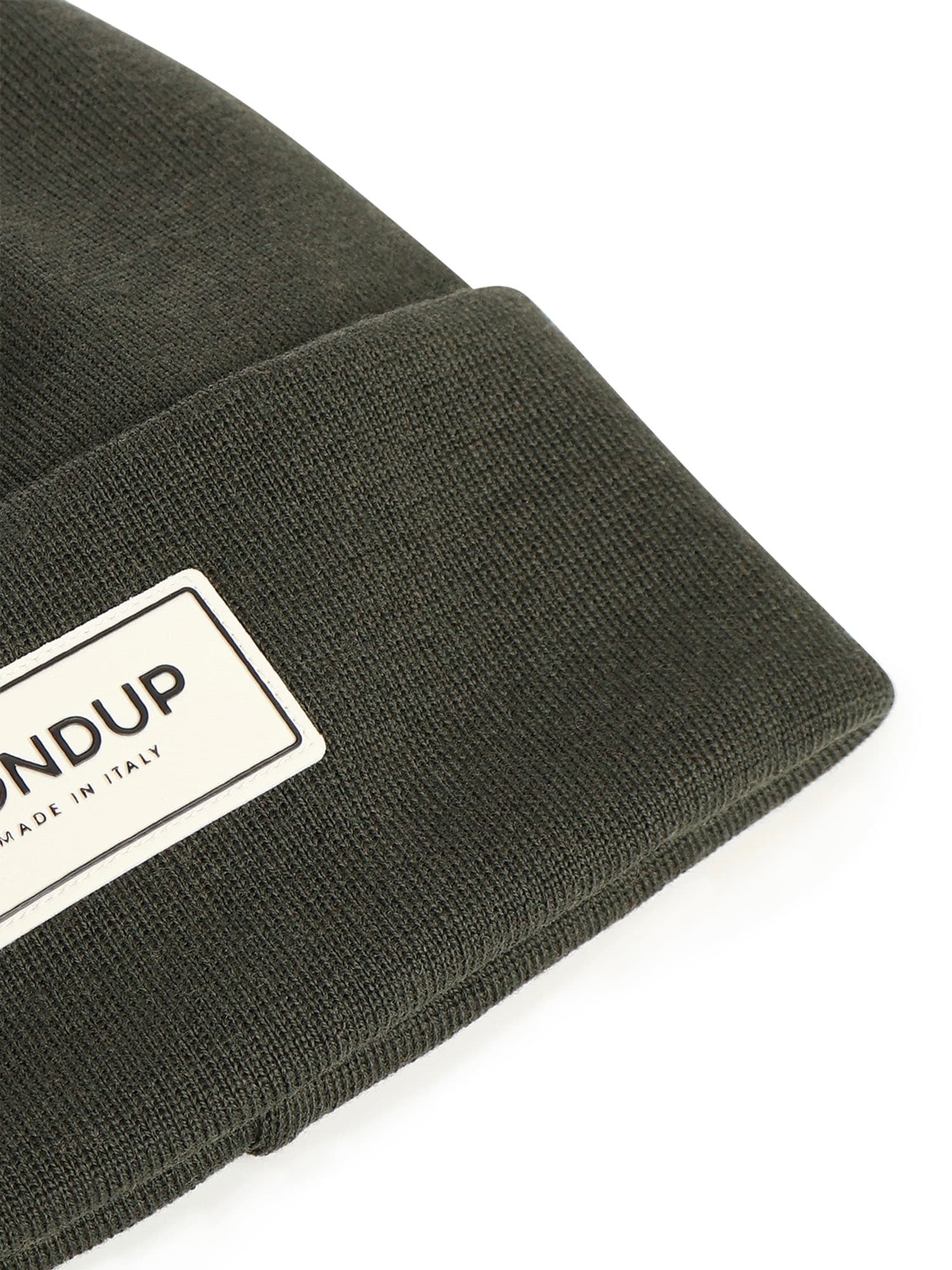 Dondup Technical Wool Hat In Brown