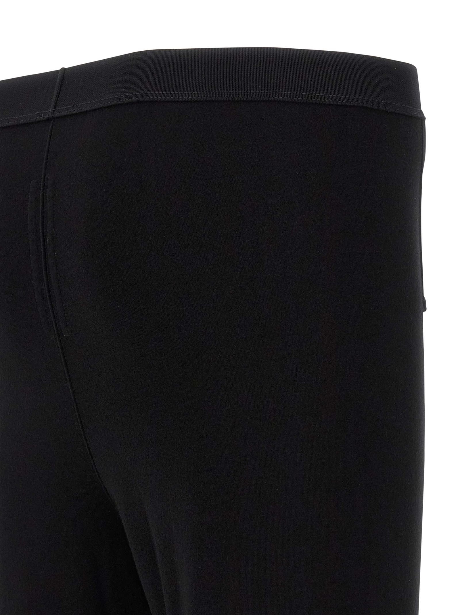 Rick Owens Thermal Bottom Leggings In Black