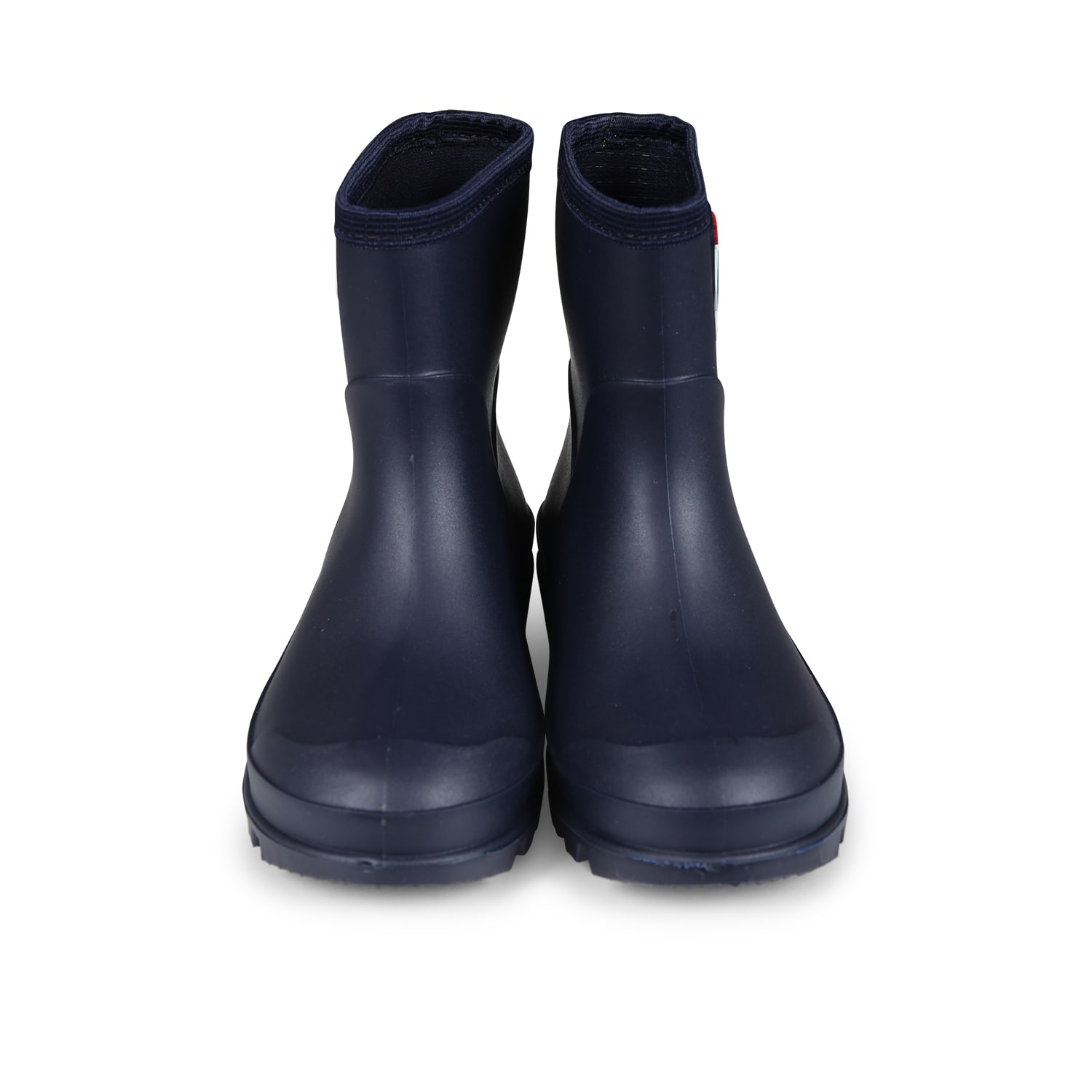 Shop Kenzo Blue Rain Boots For Kids With Elephant And Logo