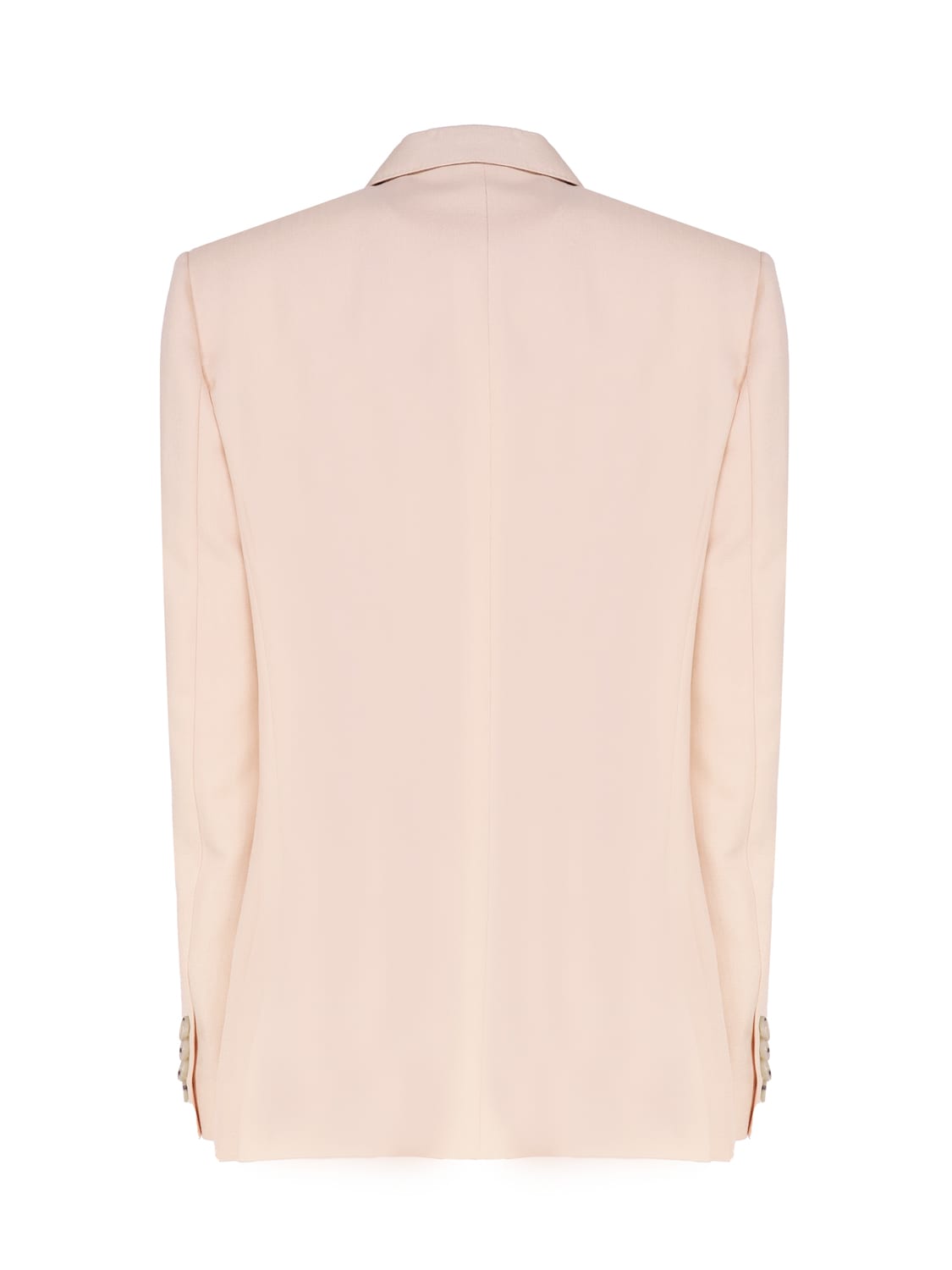 Shop Stella Mccartney Single-breasted Blazer In Peach