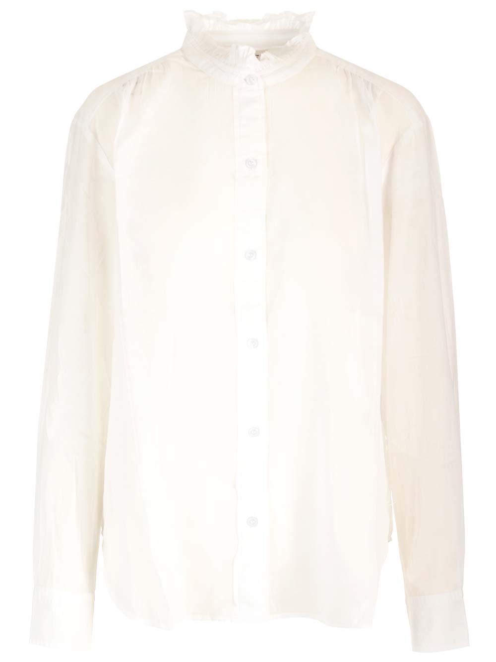 Shop Marant Etoile White Gamble Blouse