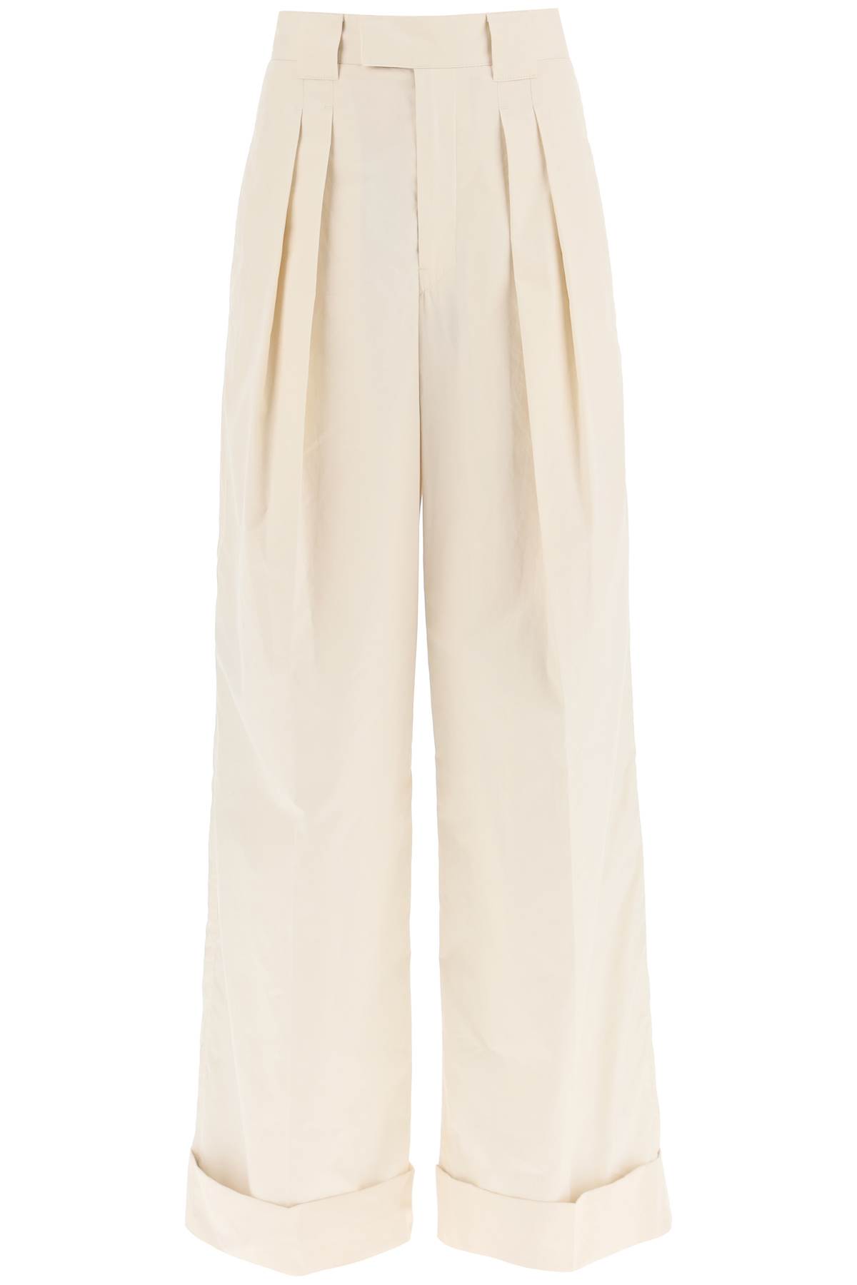 LEMAIRE LARGE PANTS IN COTTON POPLIN