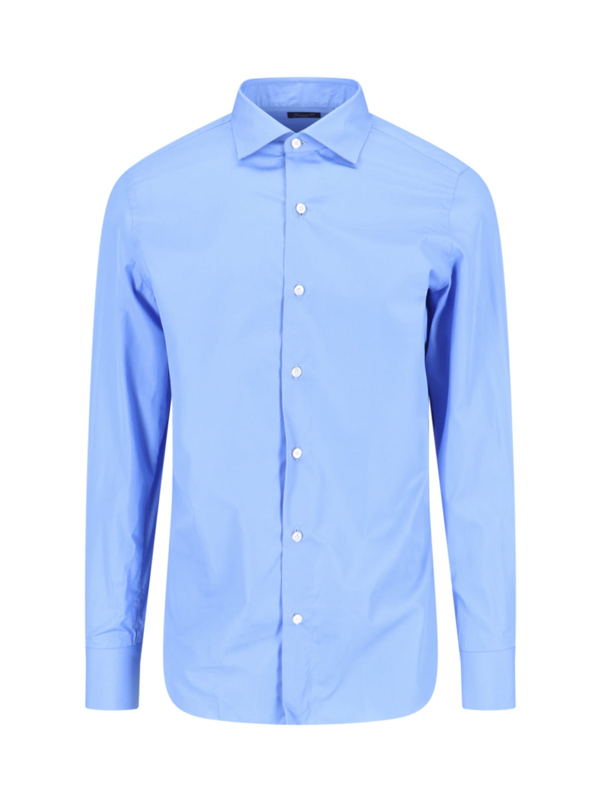 Finamore Slim Shirt In Light Blue