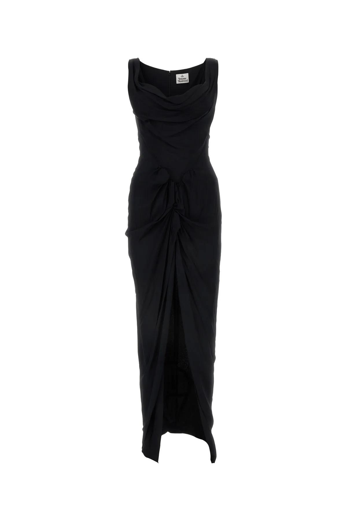 Black Viscose Dress