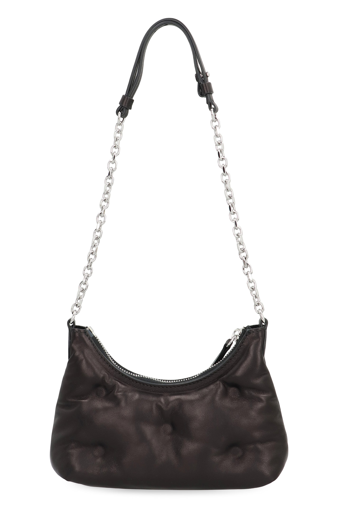 Maison Margiela Borsa Glam Slam Hobo Micro In Black