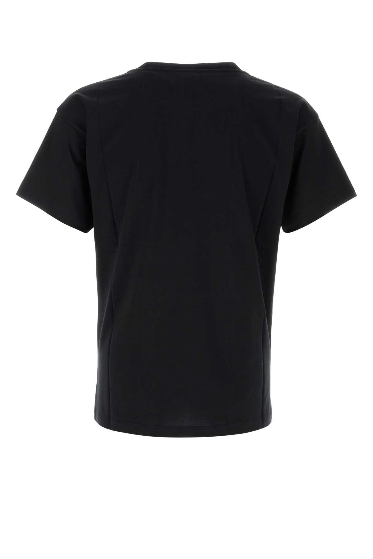 Shop Bally Black Cotton T-shirt