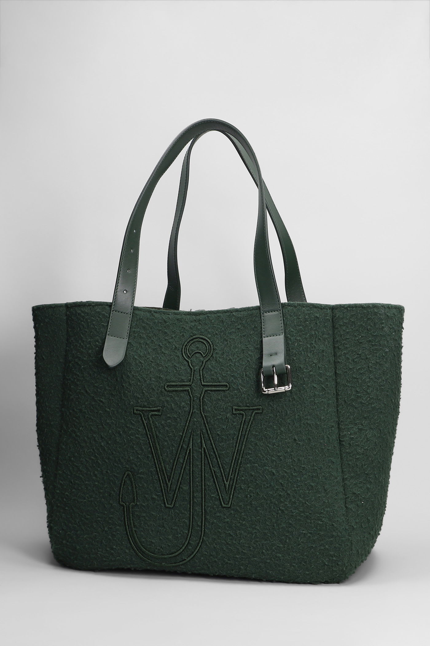 Jw Anderson Belt Tote In Green