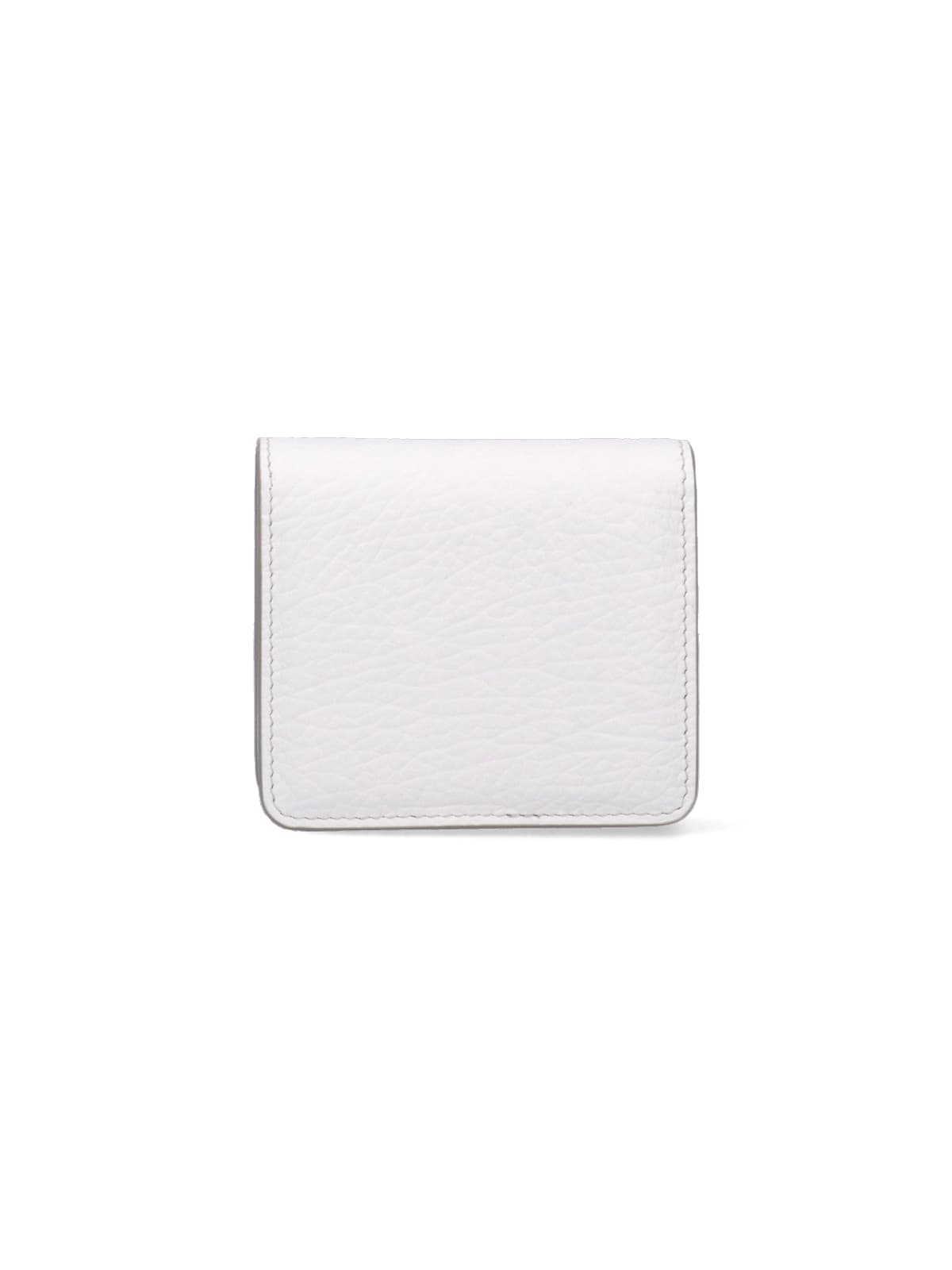 Shop Maison Margiela Small Chain Wallet In Bianco