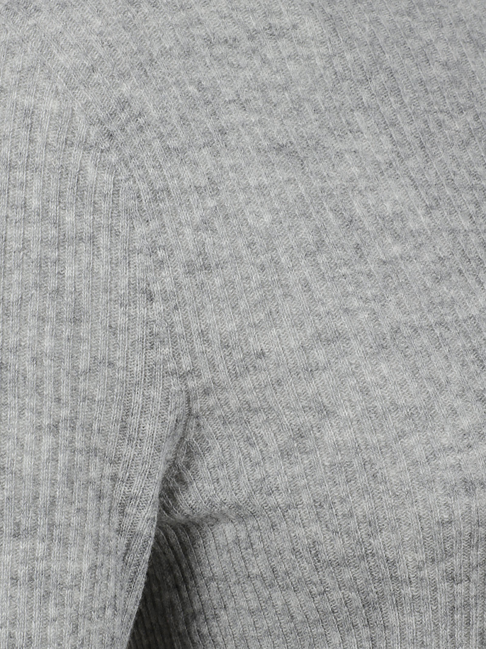 Fabiana Filippi Ribbed Turtleneck Sweater In Gray