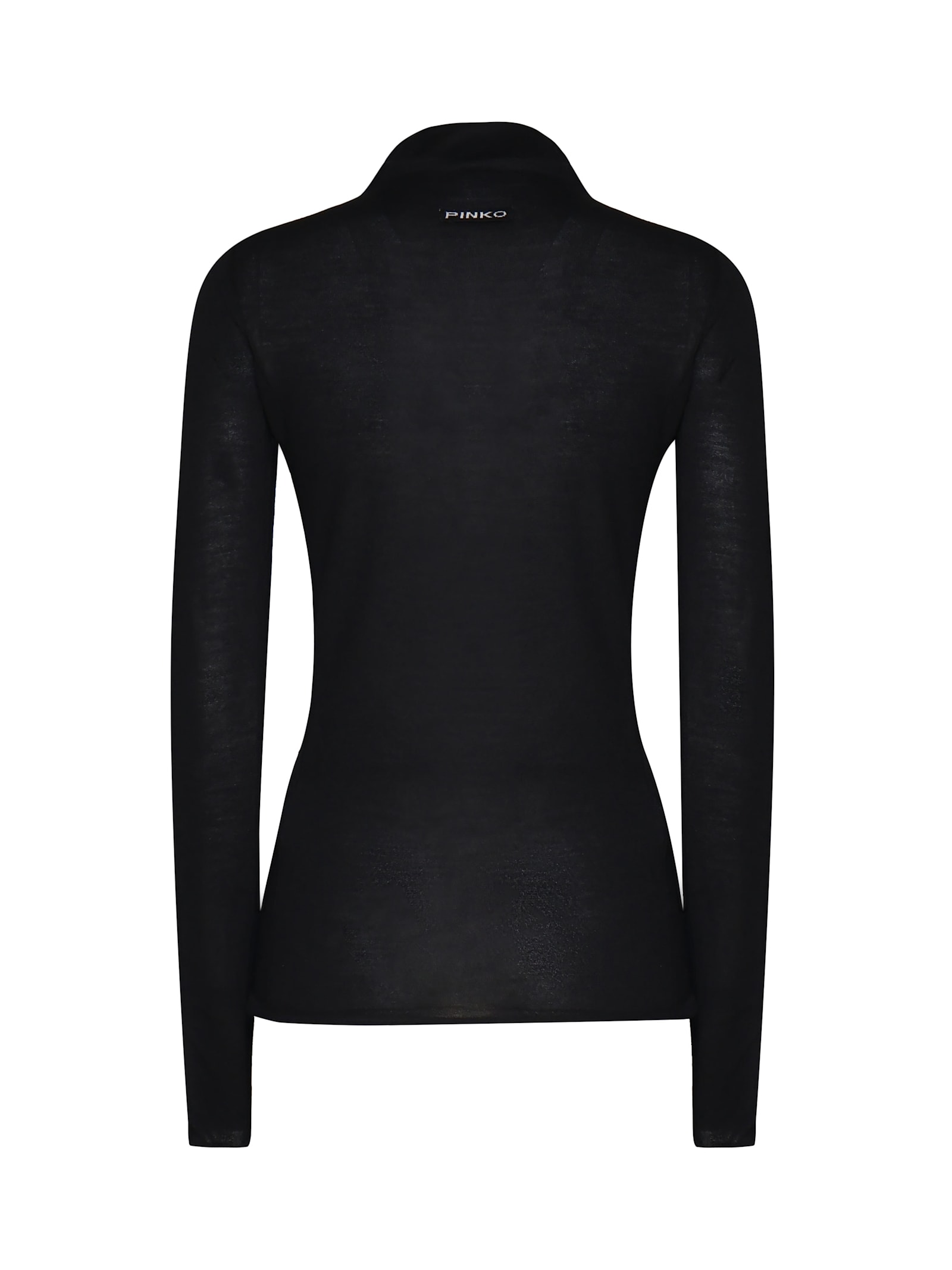 Shop Pinko Sacred Turtleneck Sweater In Black