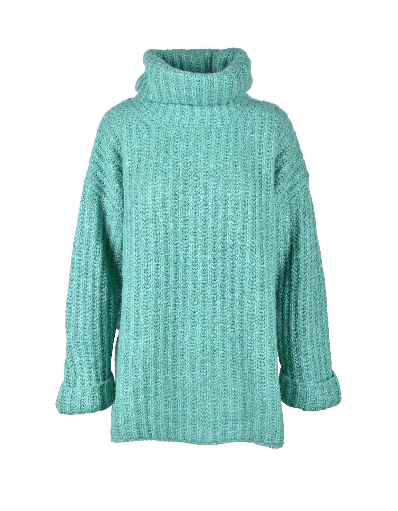 Womens Green Sweater