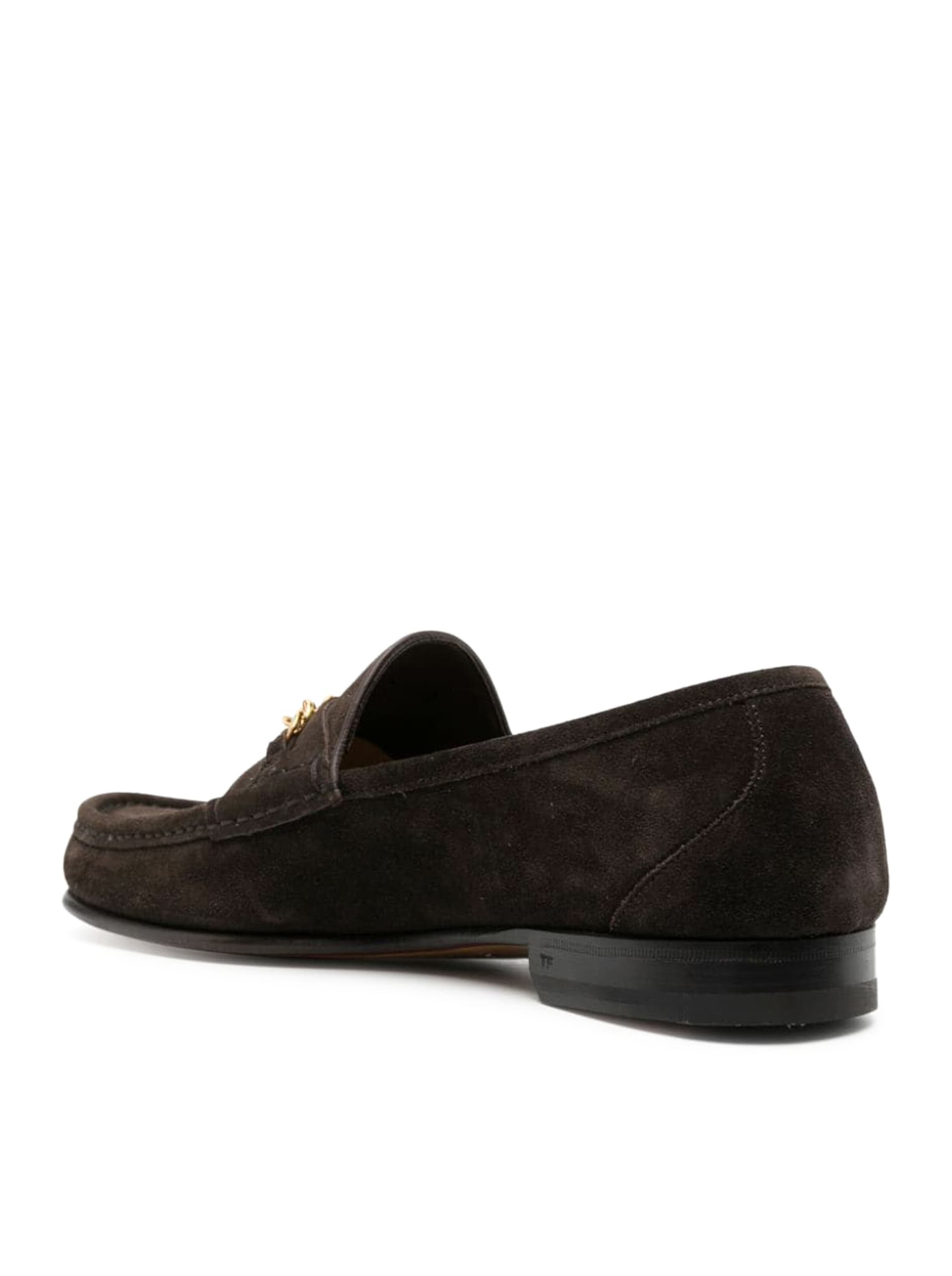 Shop Tom Ford Formal Loafers In Dark Ebony