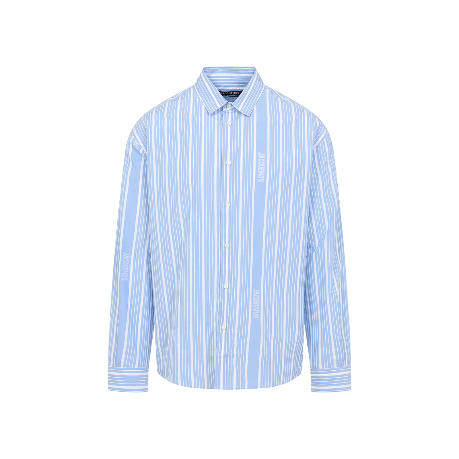 Jacquemus Trousers Cruise Cotton Elasticated Waistband In Blue