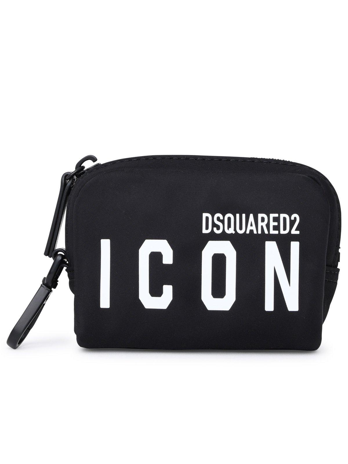 Dsquared2 Logo-printed Zipped Make-up Bag