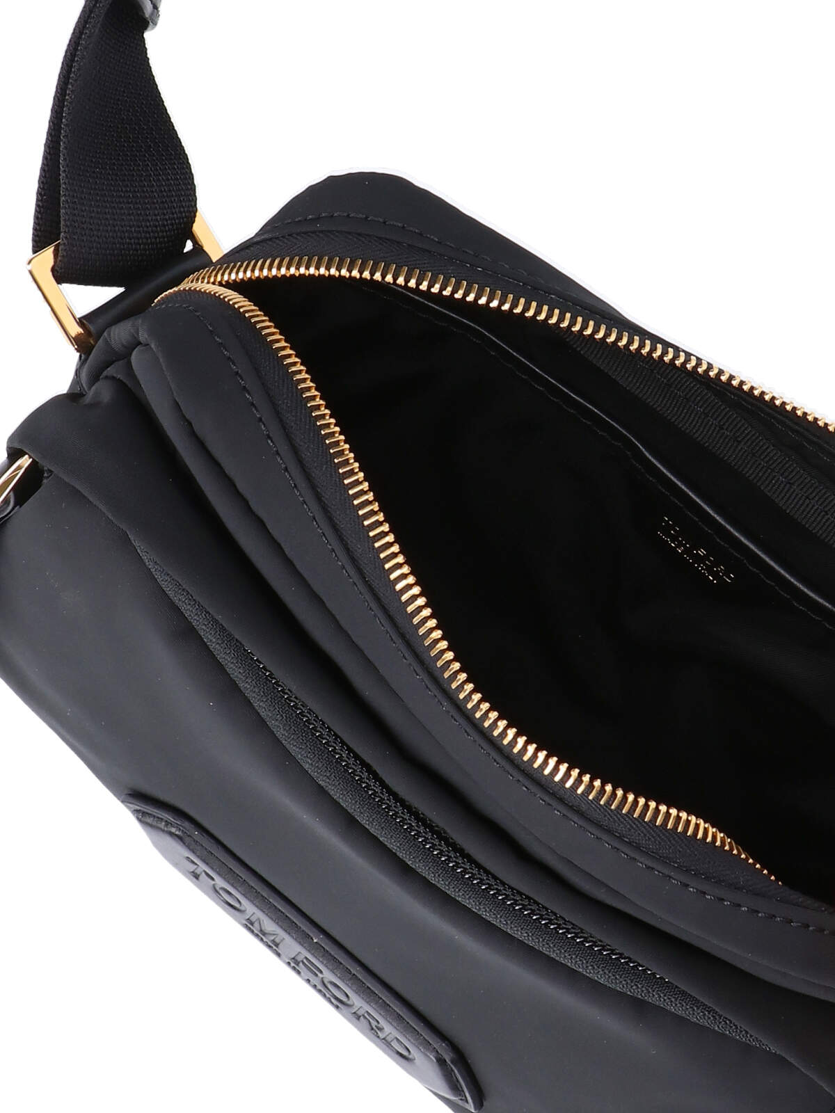 Shop Tom Ford Messenger Mini Bag In Black