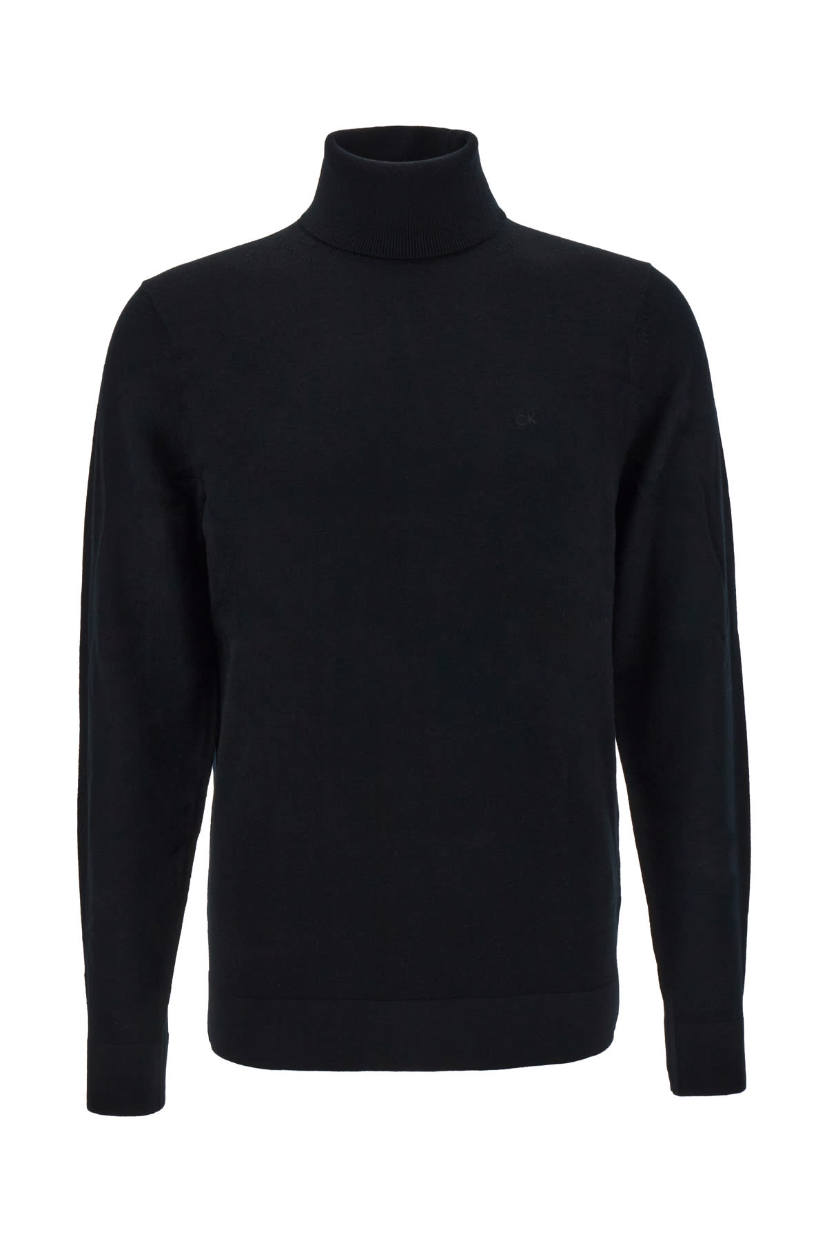 Calvin Klein Black Wool Sweater In Beh