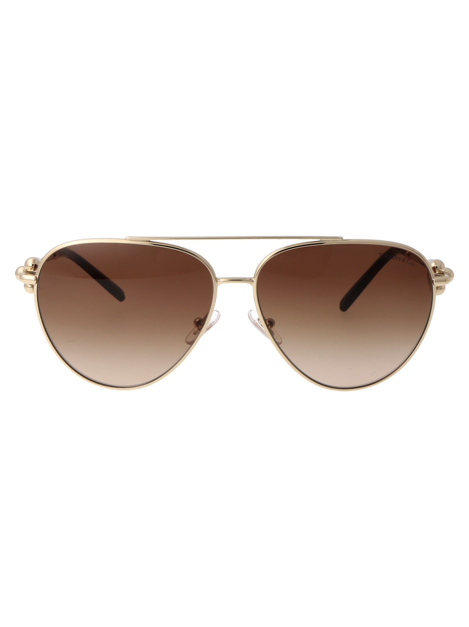 Tiffany &amp; Co. 0tf3092 Sunglasses In 60213b Pale Gold