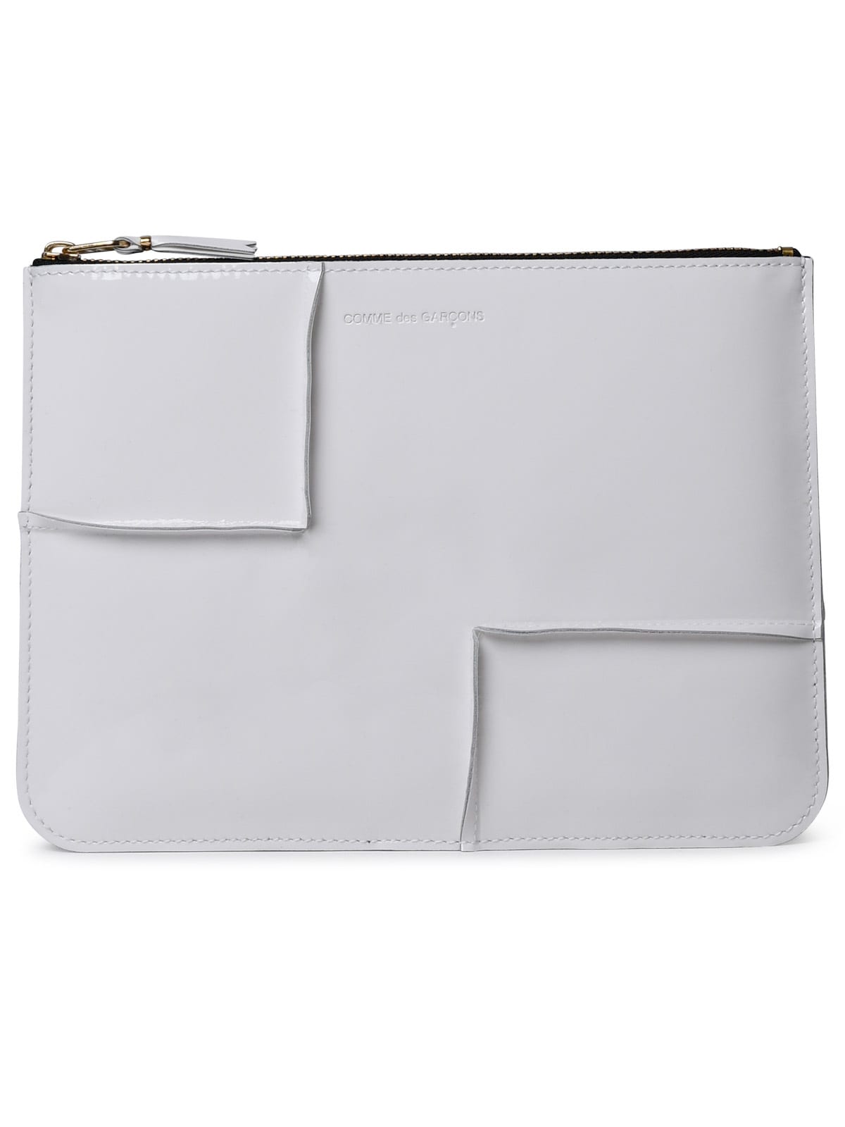 medley White Leather Packet