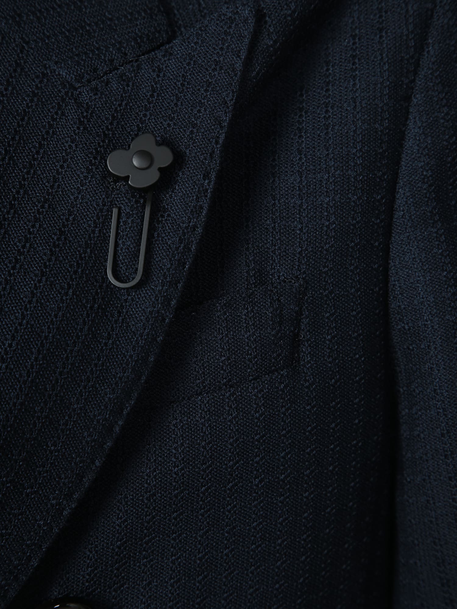 Lardini Wool-blend Jacket In Blue