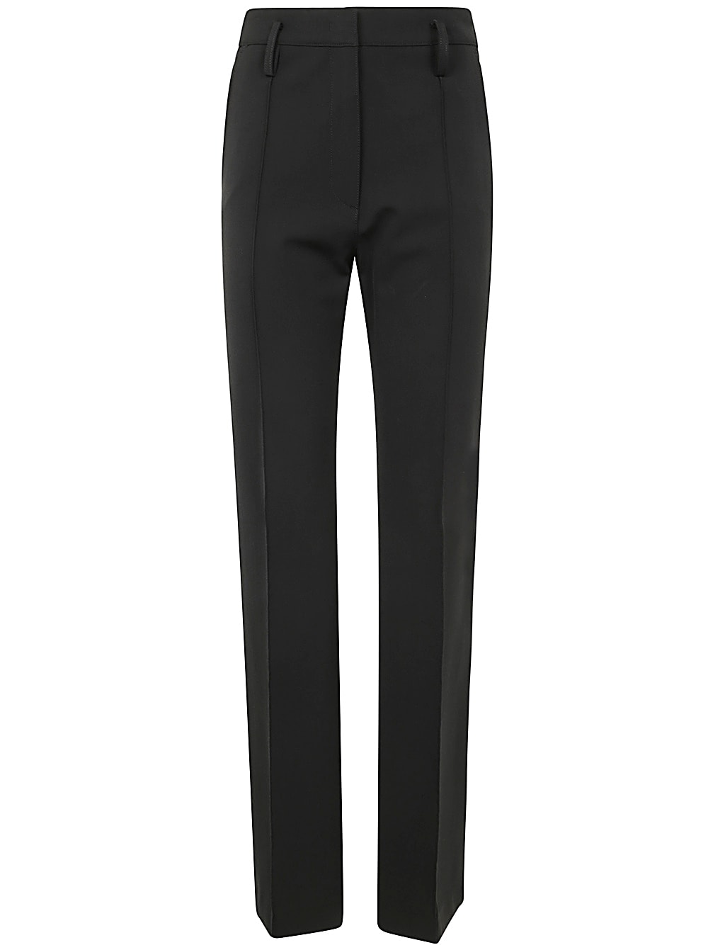 Shop Seventy Gabardine Straight Leg Pants In Black