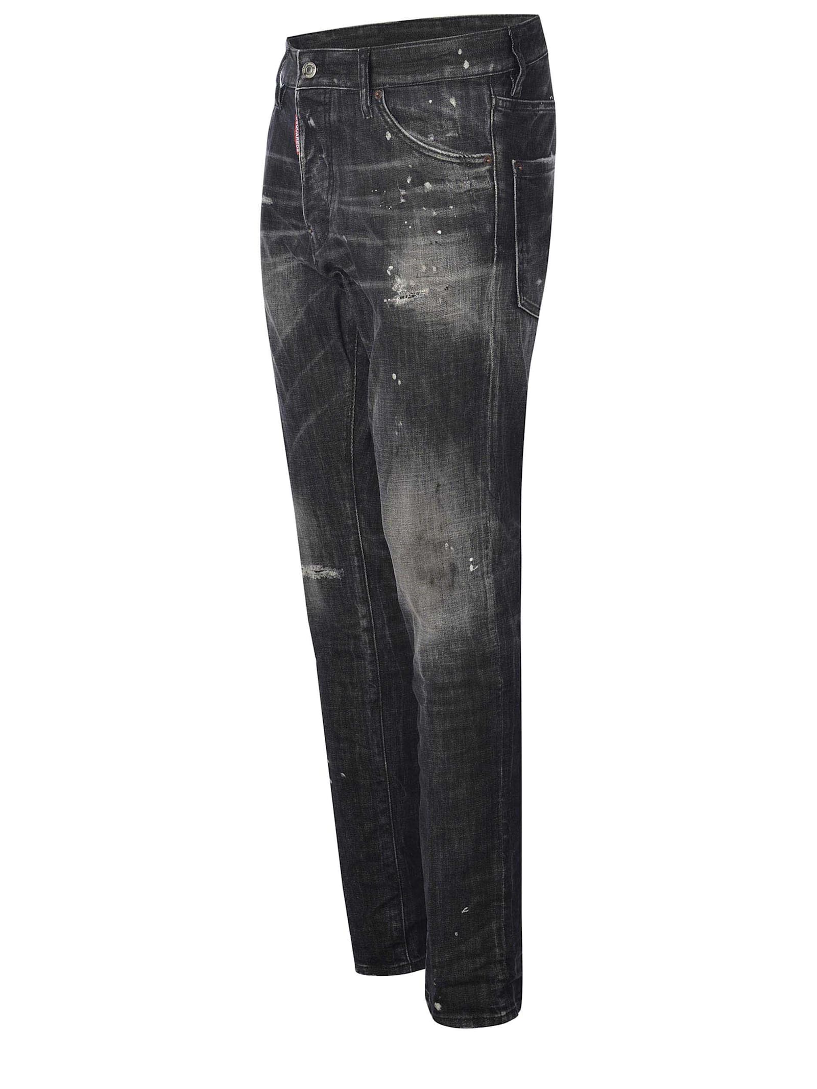 Shop Dsquared2 Jeans  Cool Guy Made Of Denim In Denim Nero