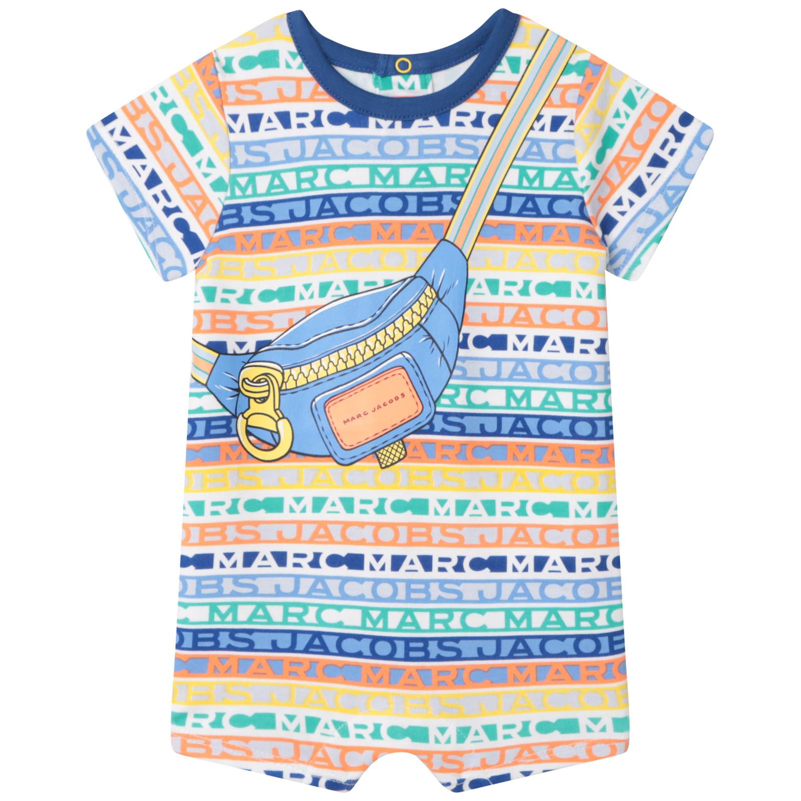 Marc Jacobs Onesie With Print In Multicolor