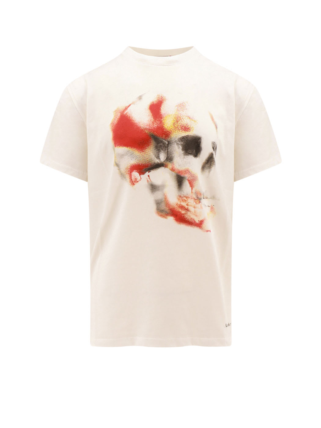 Shop Alexander Mcqueen T-shirt In White/red/black