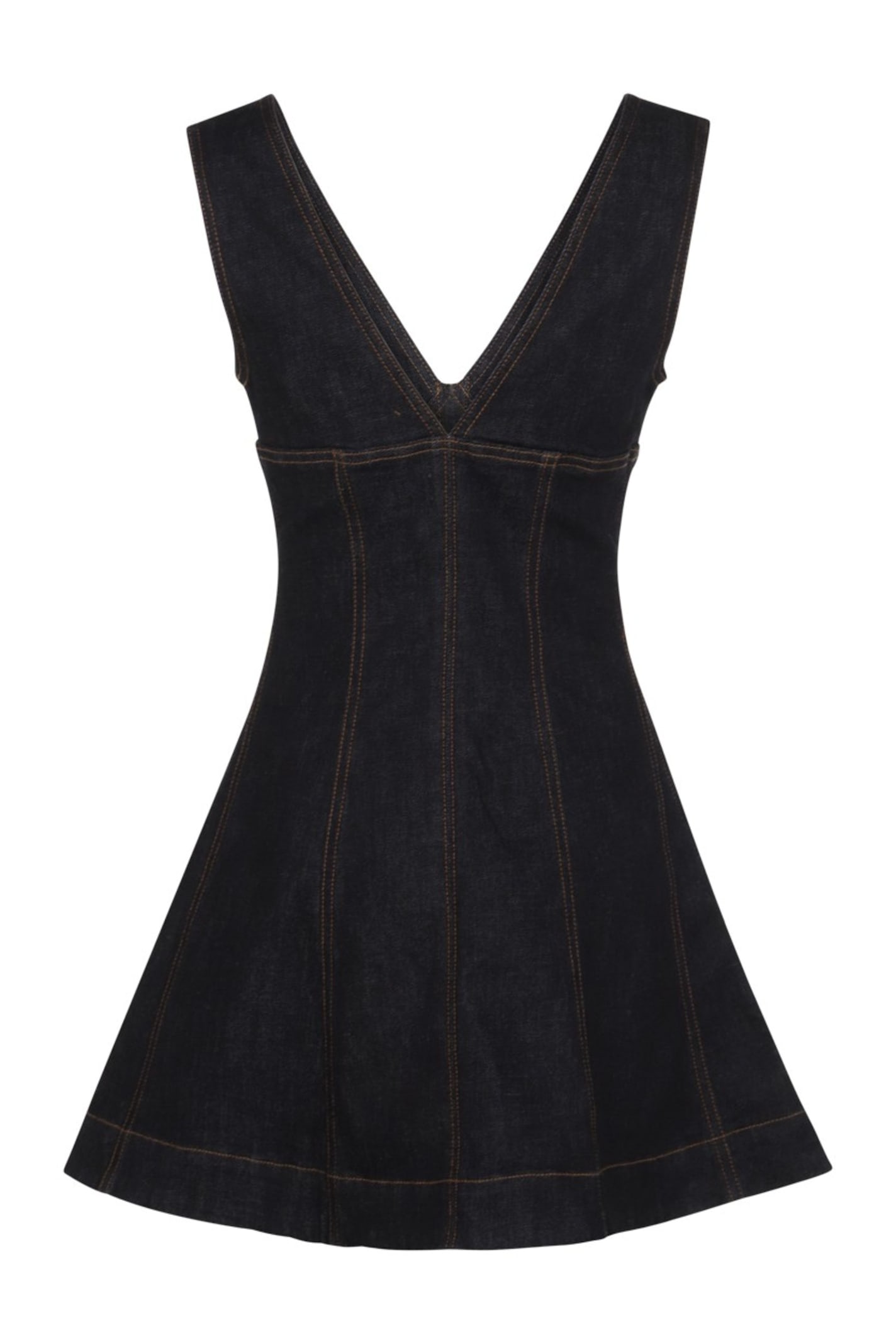 Self-portrait Self Portrait Women Indigo Denim Mini Dress In Black