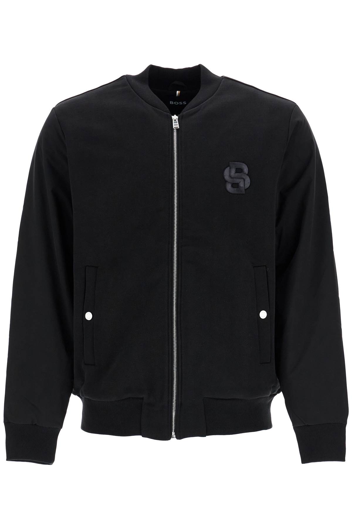 Black Zip Bomber Sweatshirt C-salieri 23