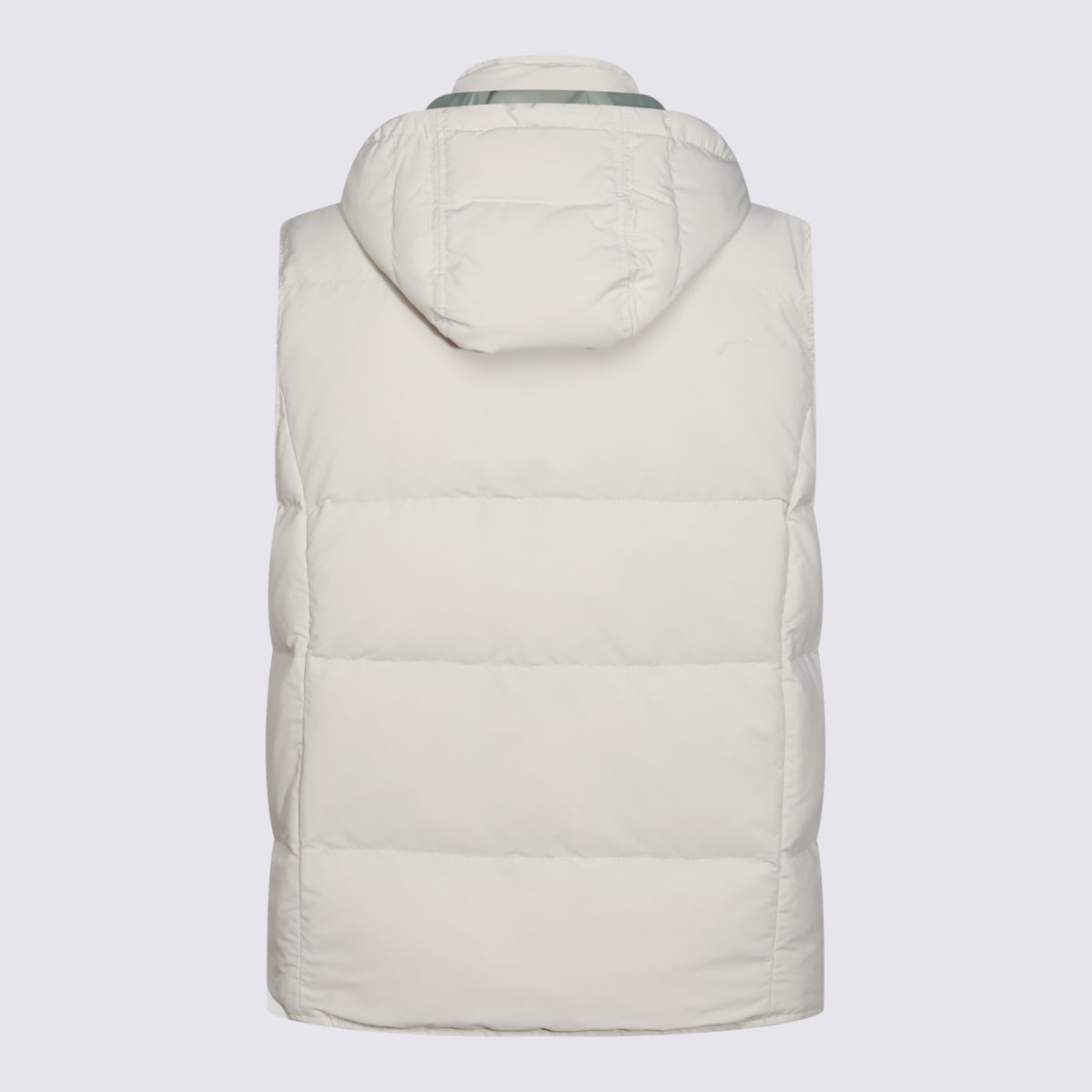 Shop Eleventy Sand Wool Down Jacket