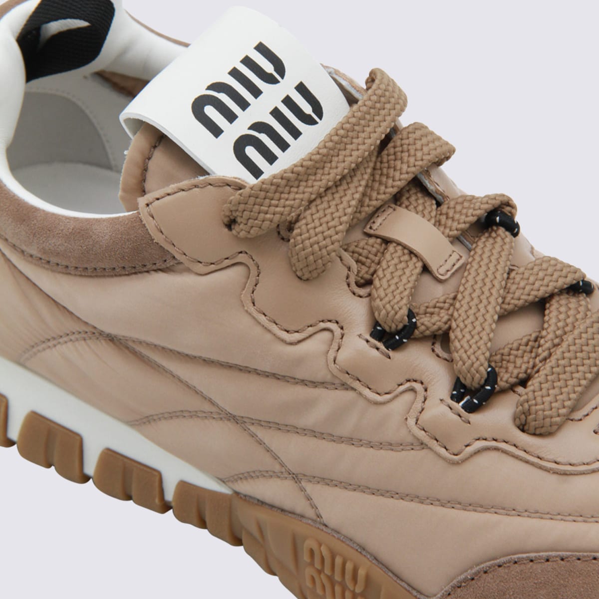 Miu Miu Dark Rose Sneakers In Pink