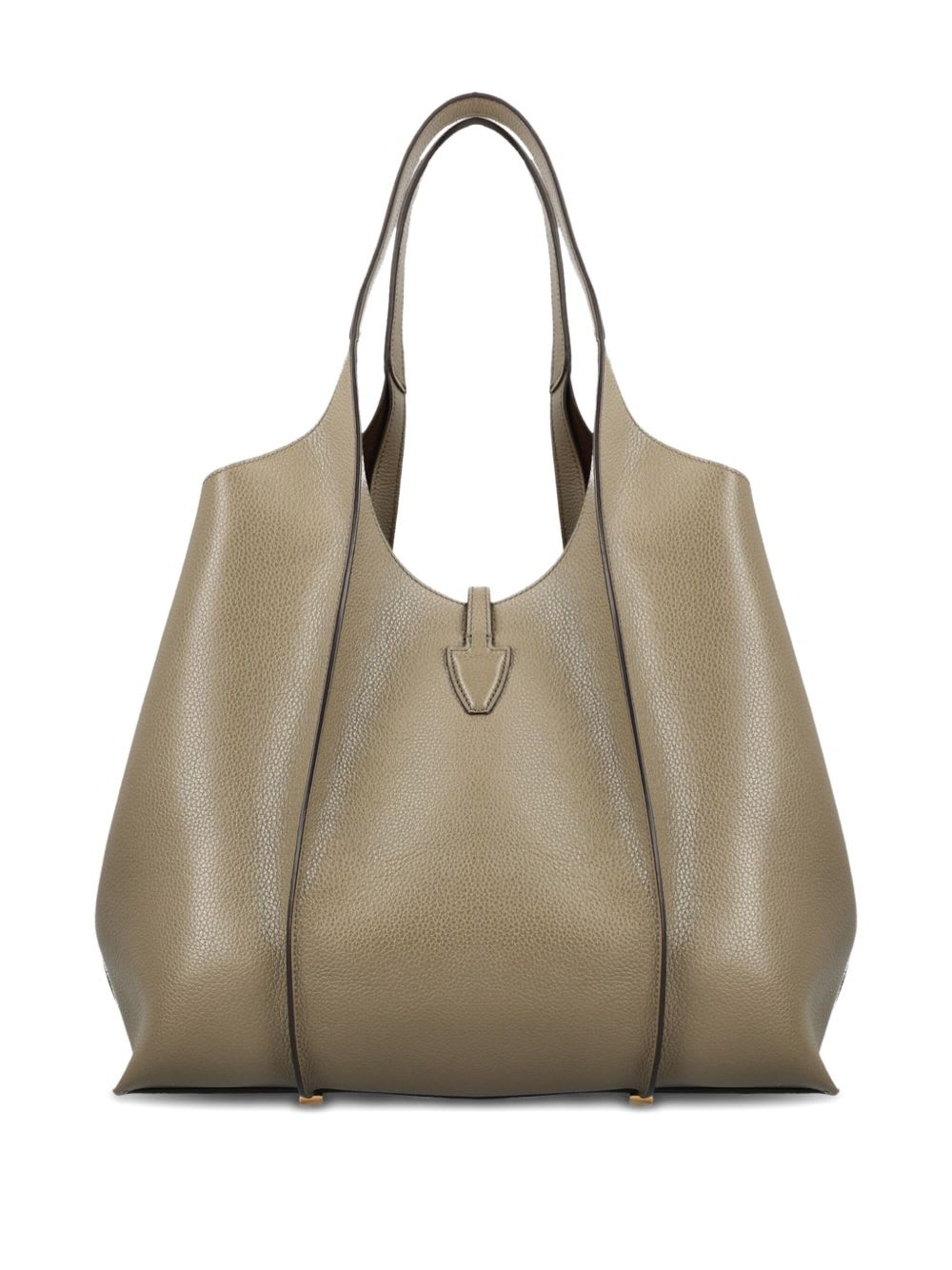Tod's Tods Medium Leather Tote Bag In Gray