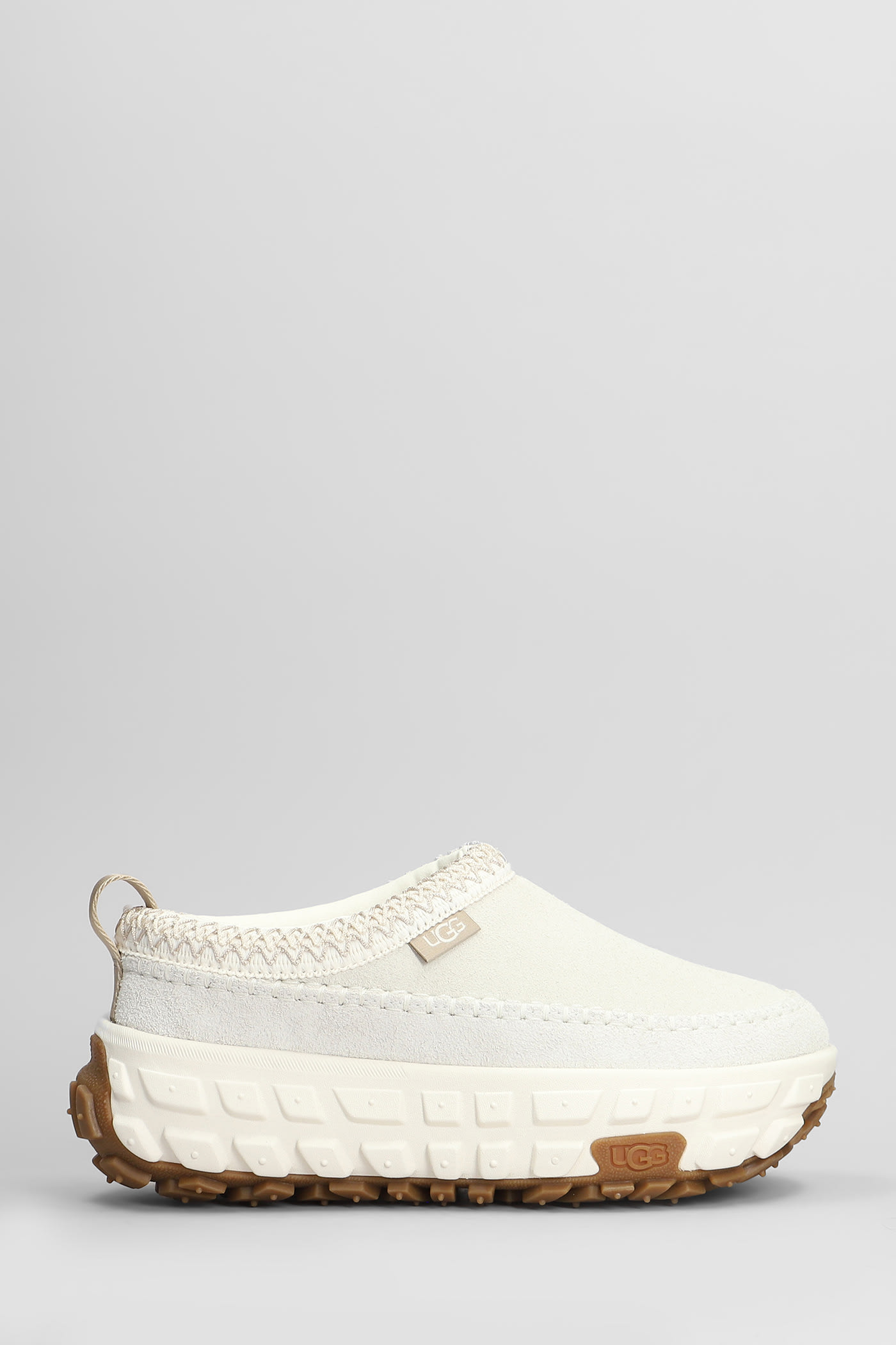 Ugg Venture Daze Slipper-mule In Grey Suede