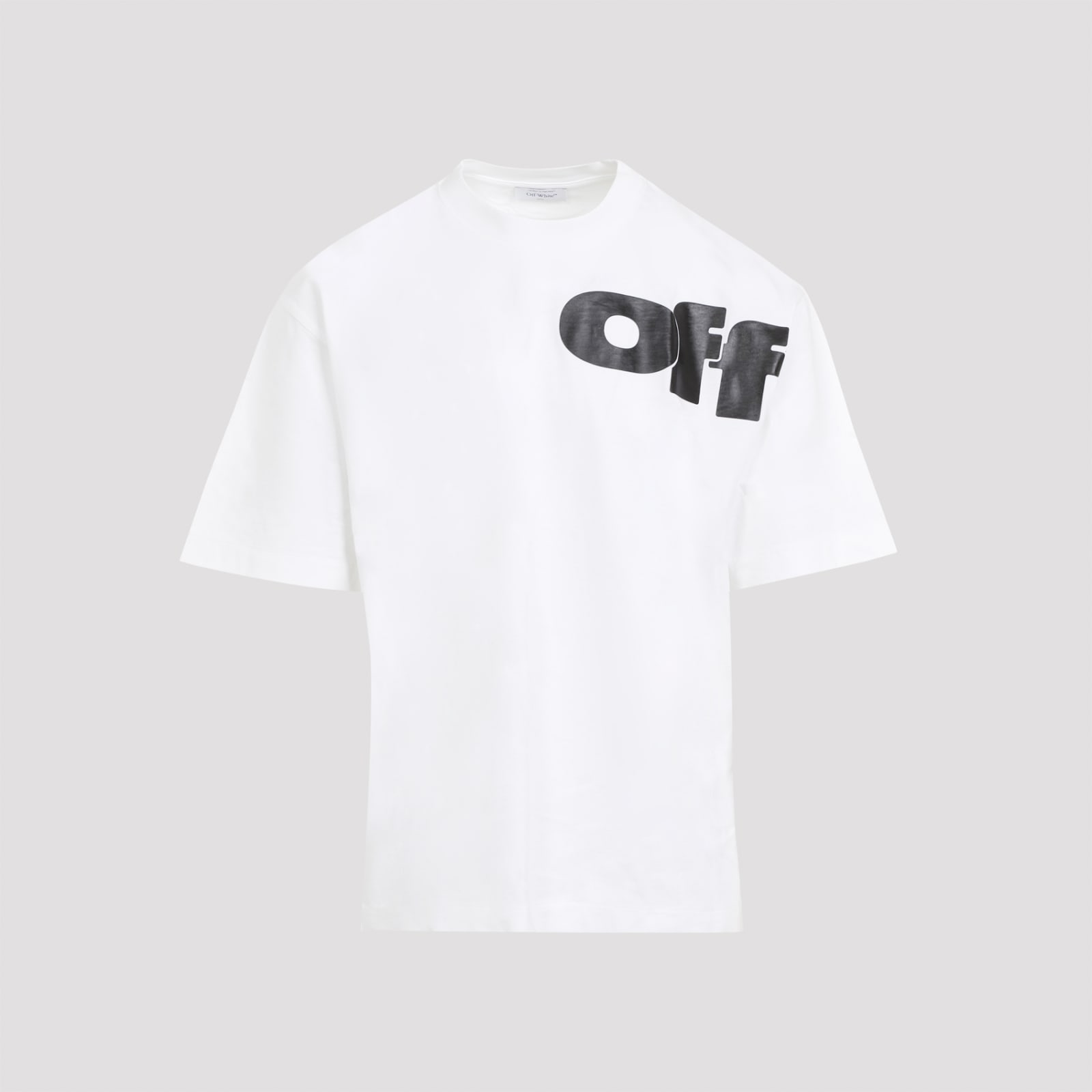 Shop Off-white Shared Logo Skate Short Sleeve Tee In White Black