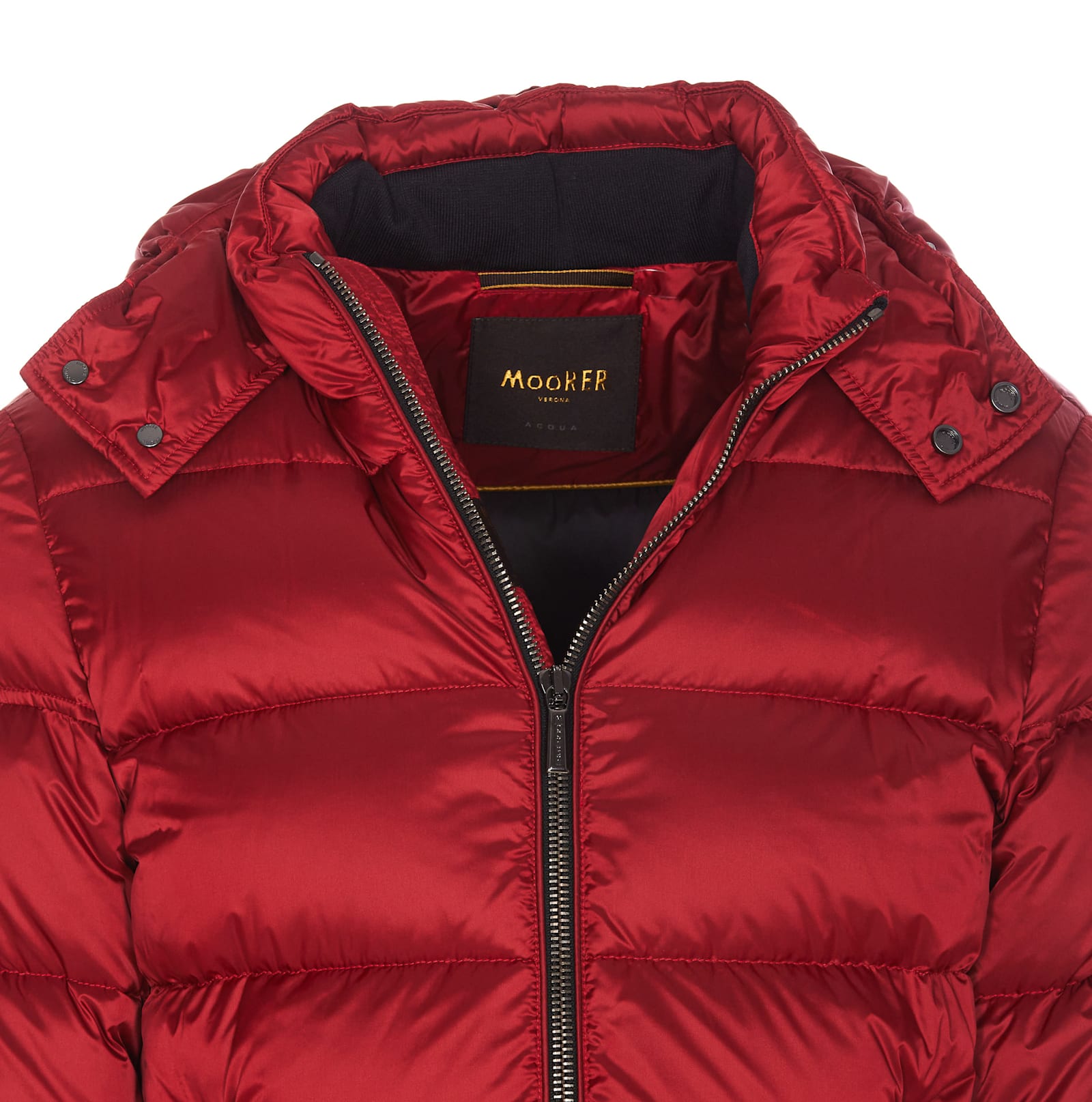 Shop Moorer Brett Down Jacket In Red