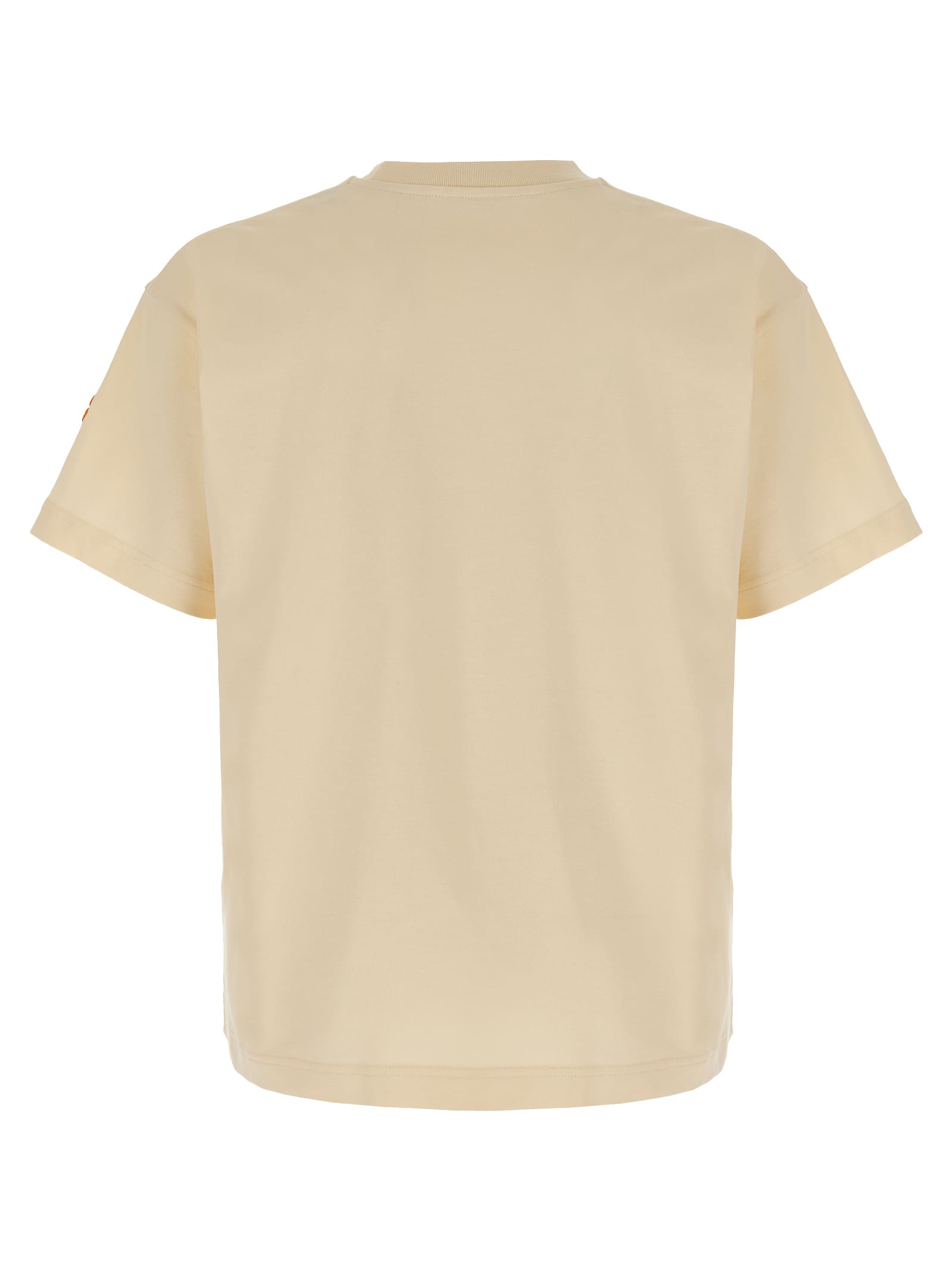 Moncler Genius Moncler X Gilga Farm Designed By Donald Glover Cotton T-shirt In Nude