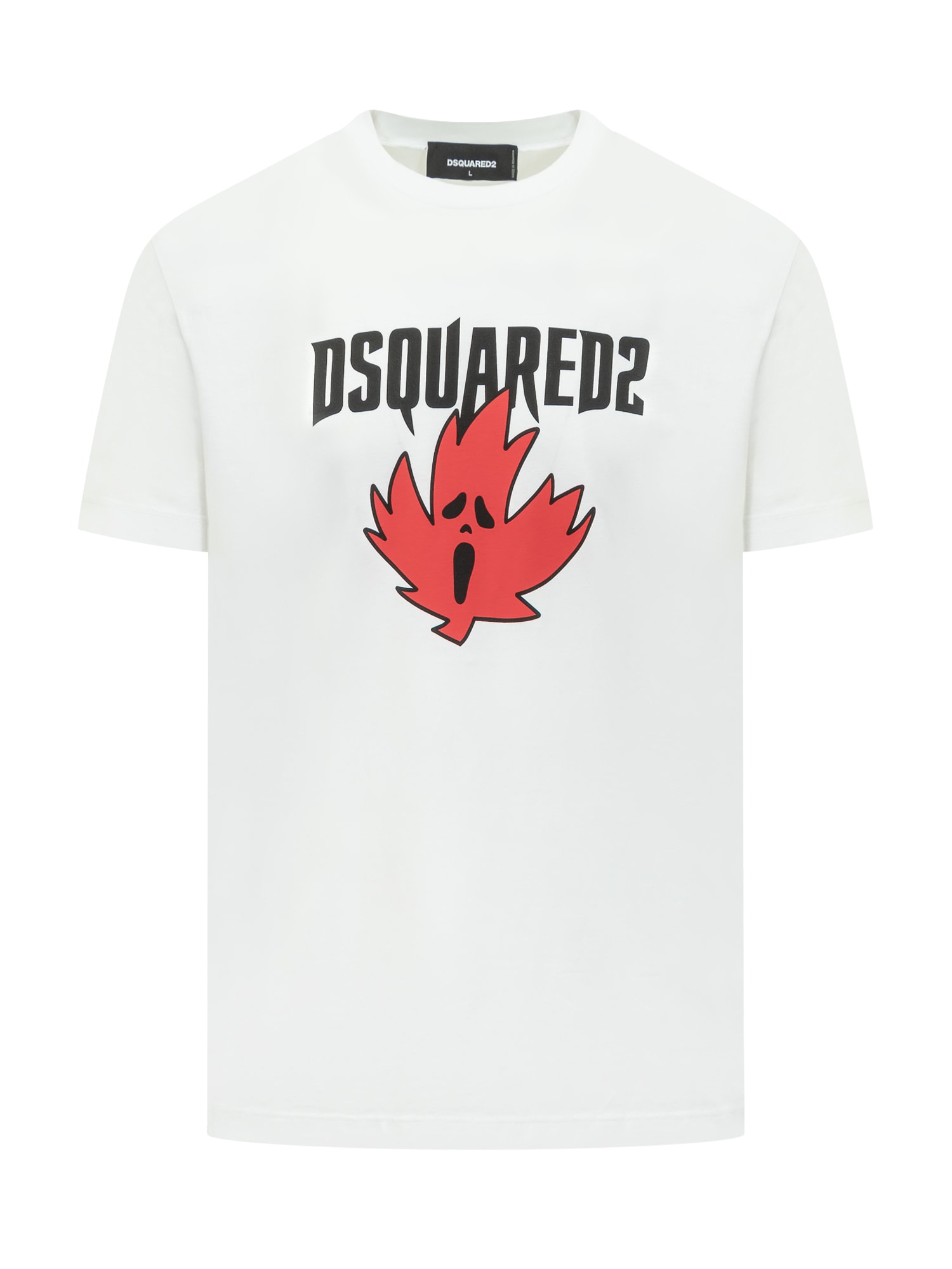 Shop Dsquared2 Ghost Maple Leaf T-shirt In White