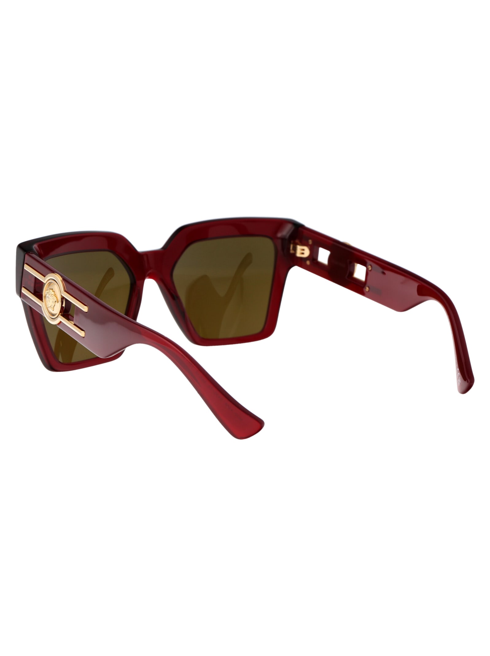 Shop Versace 0ve4458 Sunglasses In 543073 Bordeaux