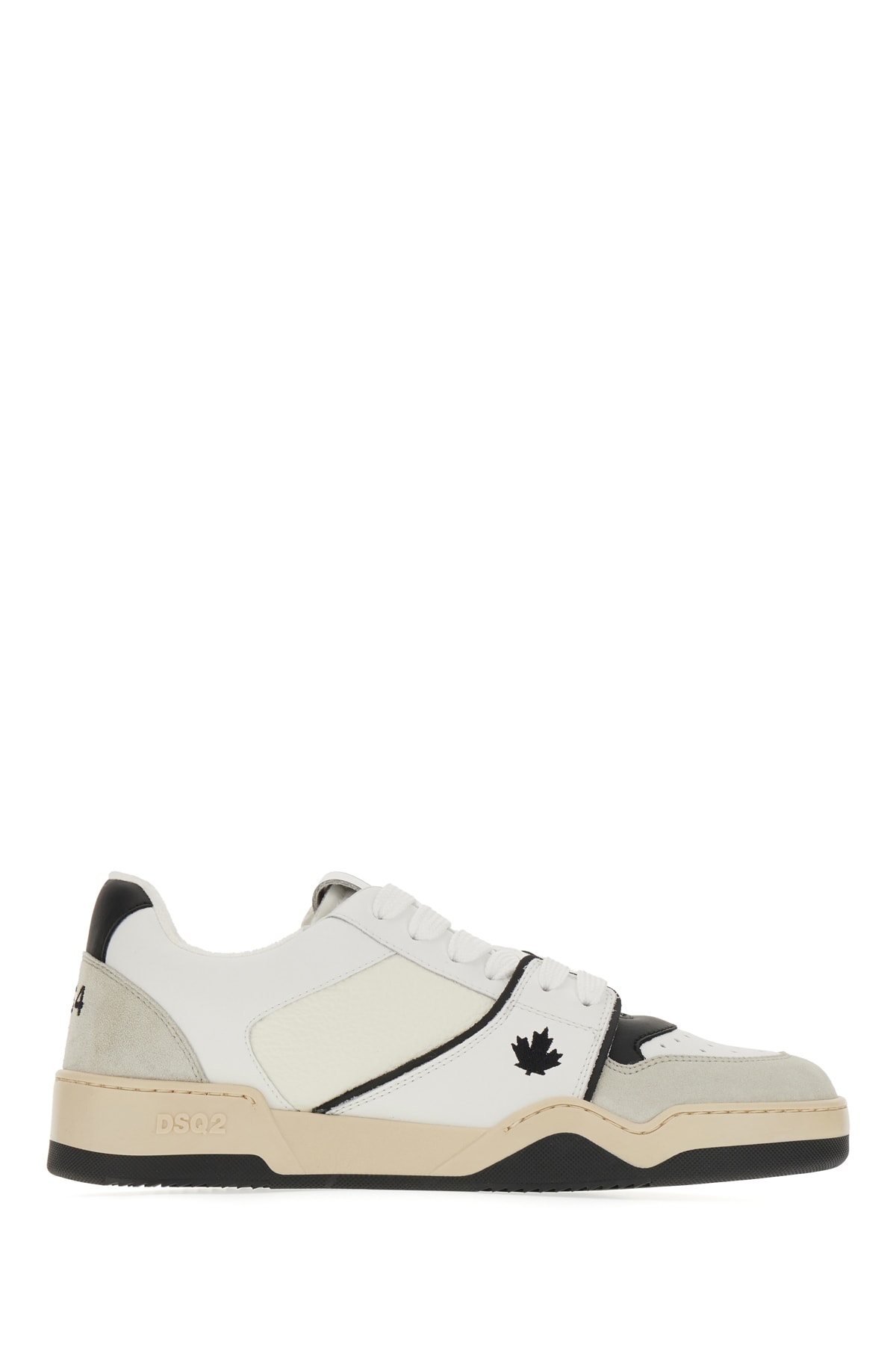 Shop Dsquared2 Multicolor Leather Spiker Sneakers In M072