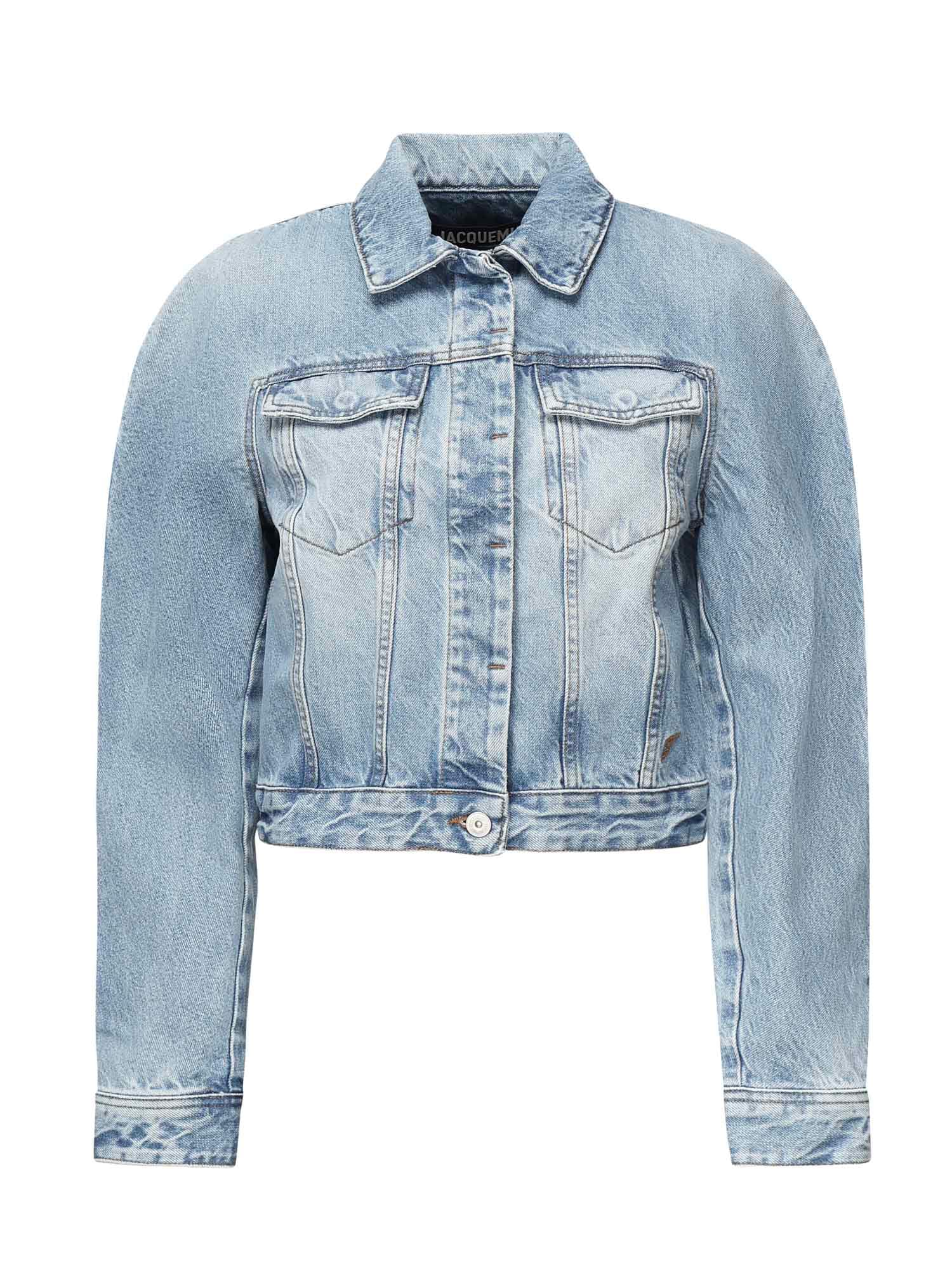 Jacquemus La Veste De Nîmes Oval Jacket In Blue