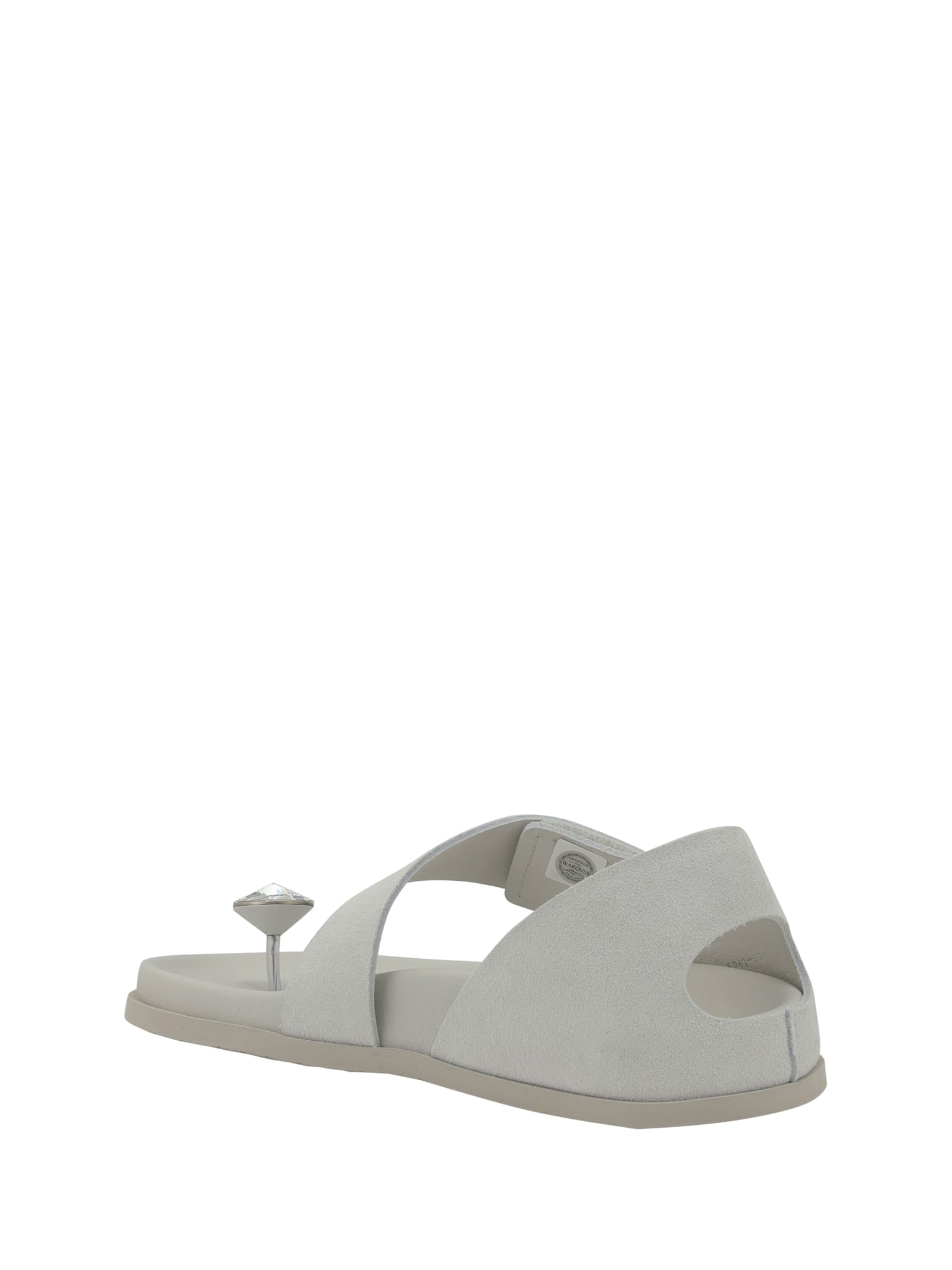 Pedro Garcia Dorleta Sandals In Chalk Castoro-crystal
