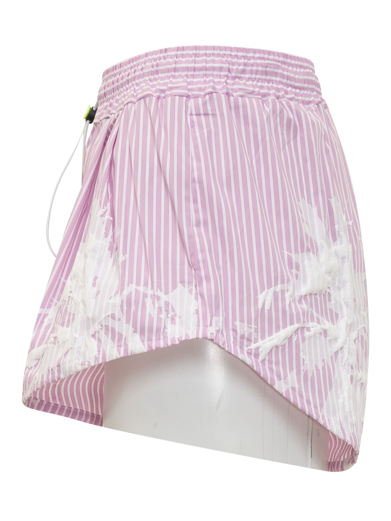 Barrow 3d Palm Shorts In Loto/lotus
